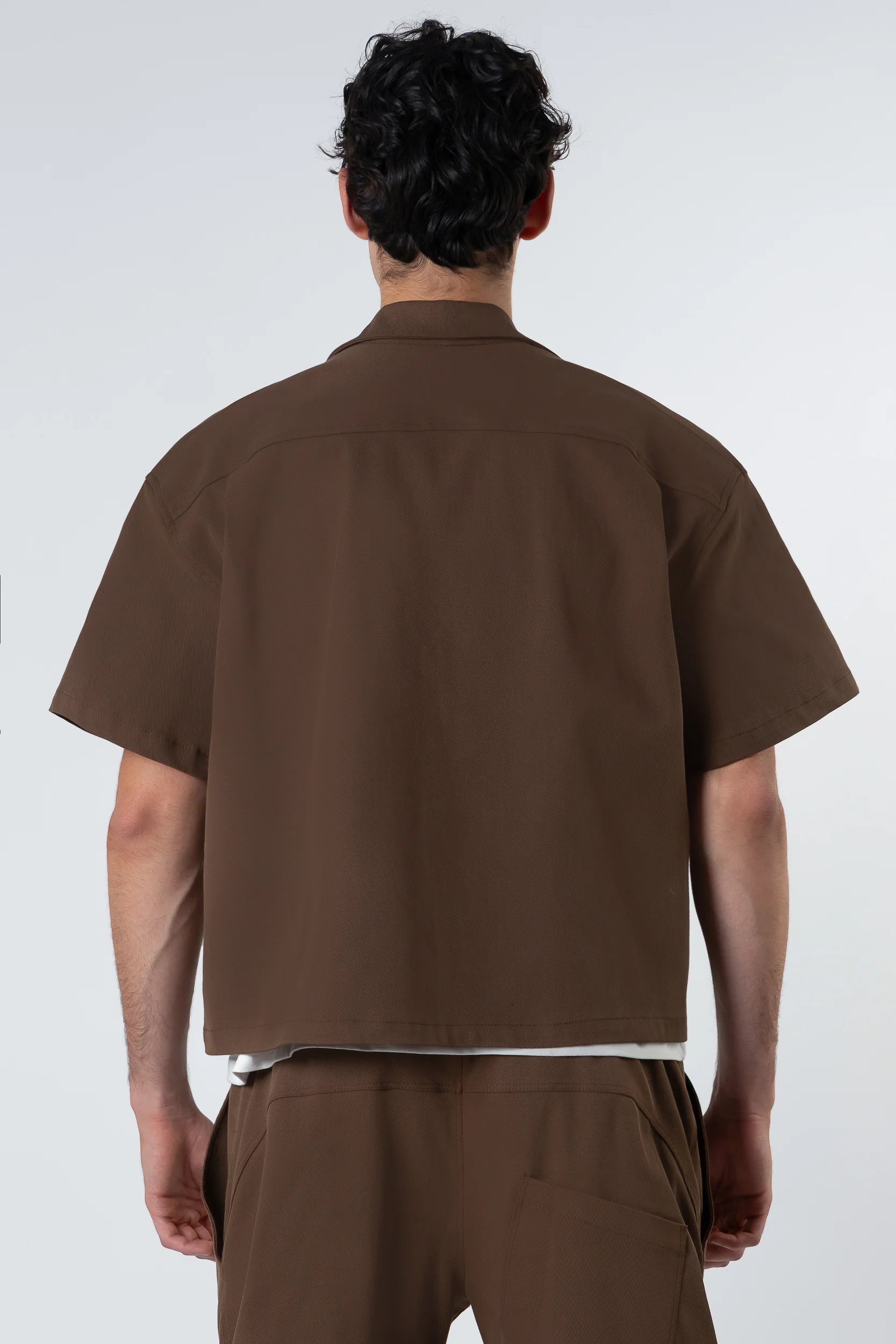 Bull Shirt boxy fit Blanks 280Gsm Moka - Image 4