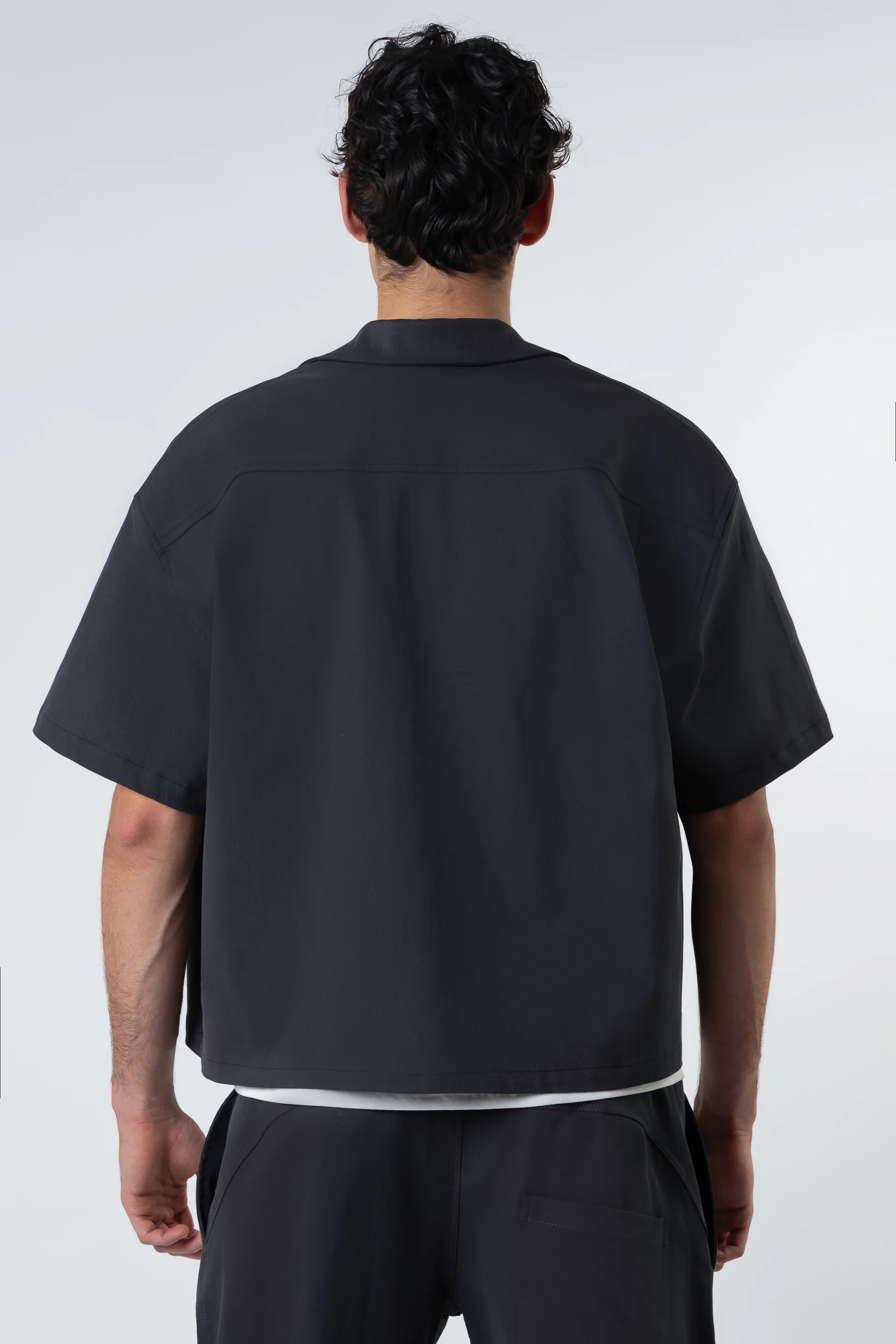 Bull Shirt boxy fit Blanks 280Gsm Dark Grey - Image 4