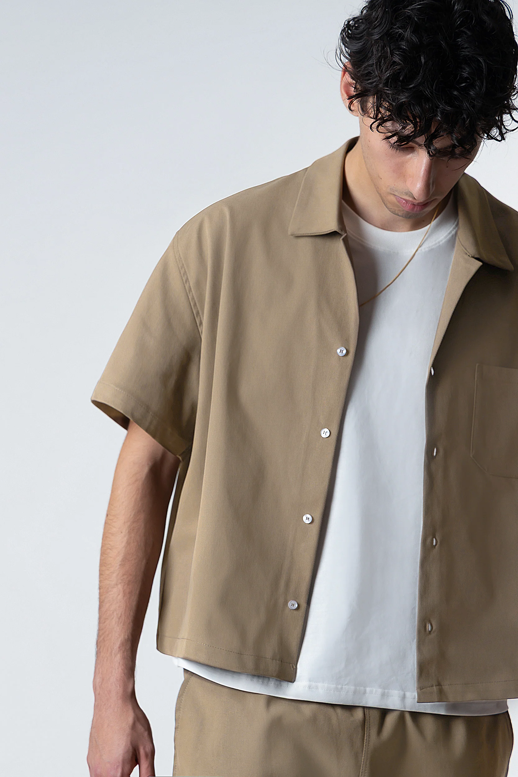 Bull Shirt boxy fit Blanks 280Gsm Sand - Image 5