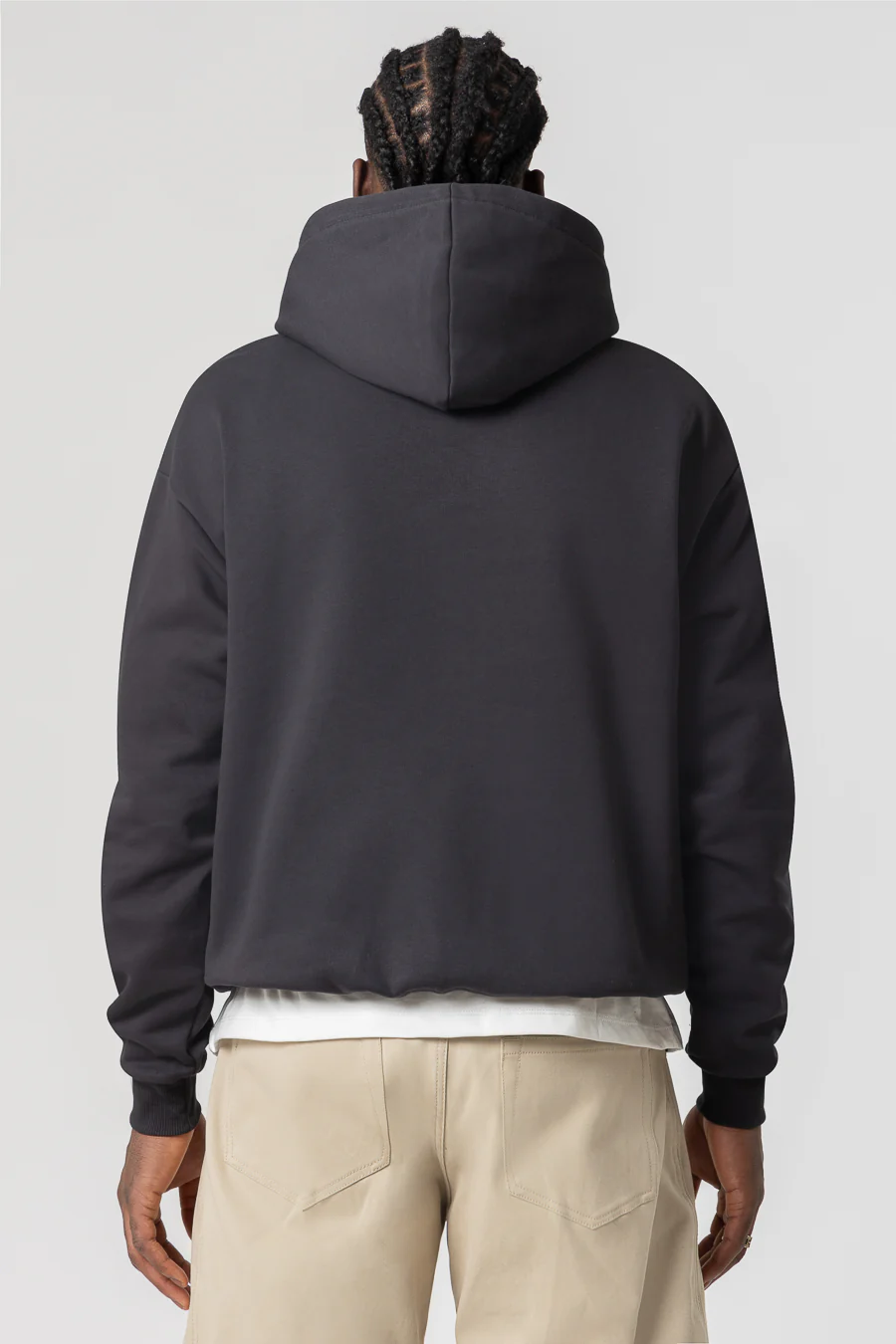 Hoodie Premium Blanks 330GSM Dark Chocolate - Image 3