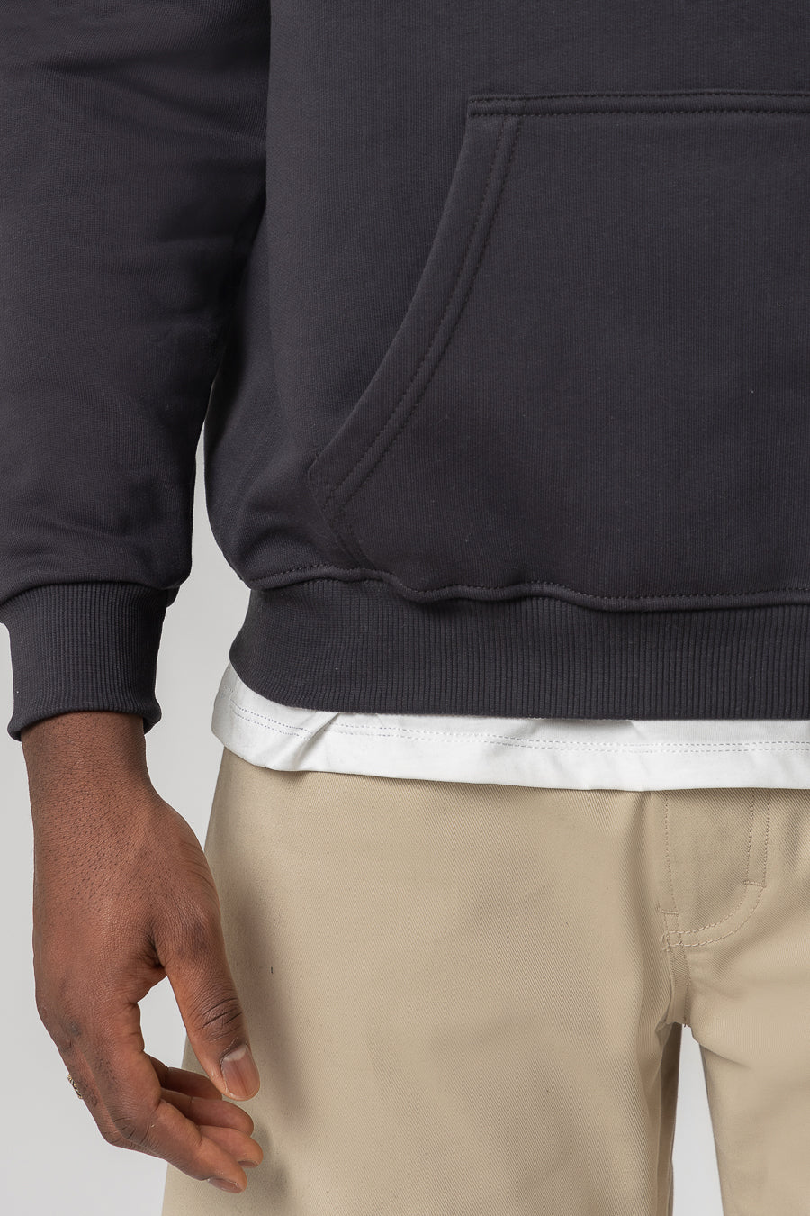 Hoodie Premium Blanks 330GSM Dark Chocolate - Image 6