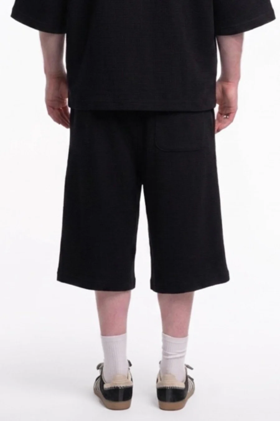 jorts reversed sweatshirt Black - Image 3