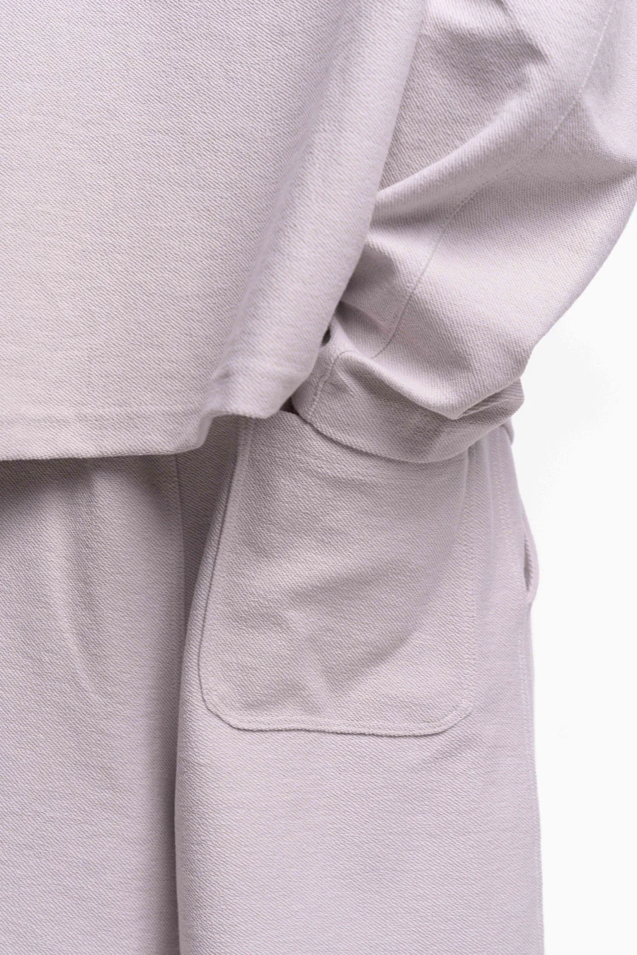 jorts reversed sweatshirt grey - Image 4