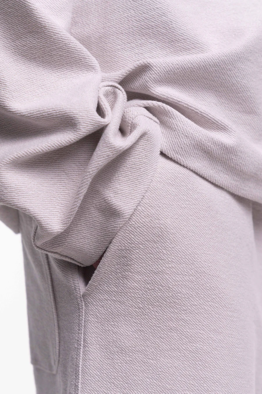 jorts reversed sweatshirt grey - Image 5
