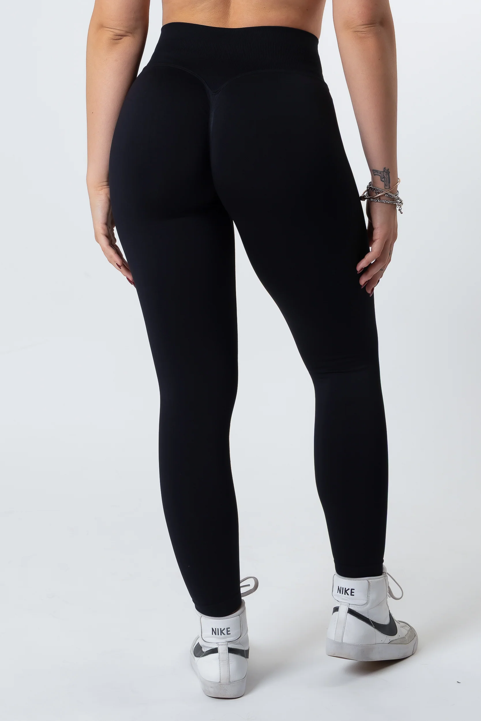 Leggins Push Up Seamless Black - Image 5