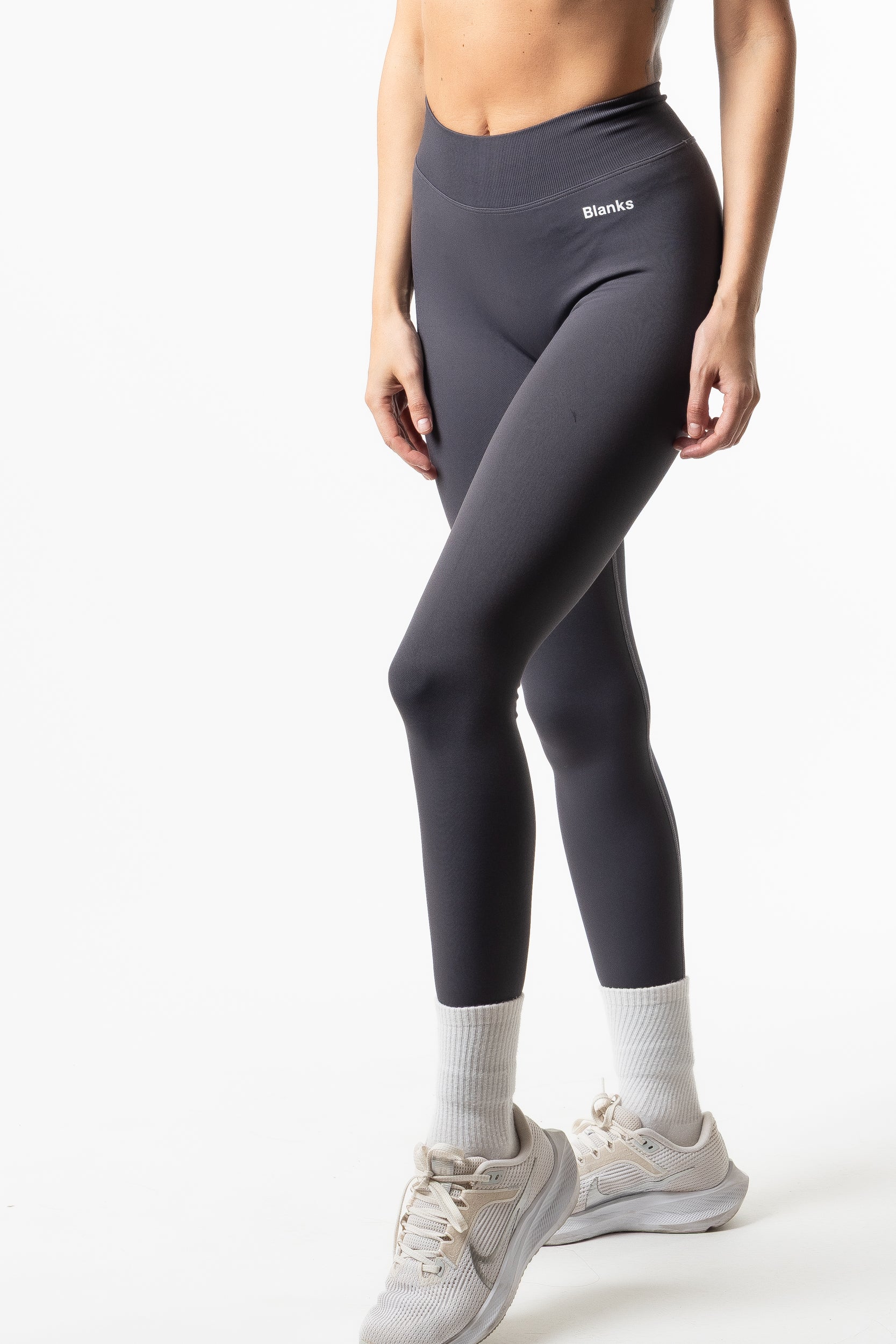 Leggins Push Up Seamless Dark Grey - Image 3