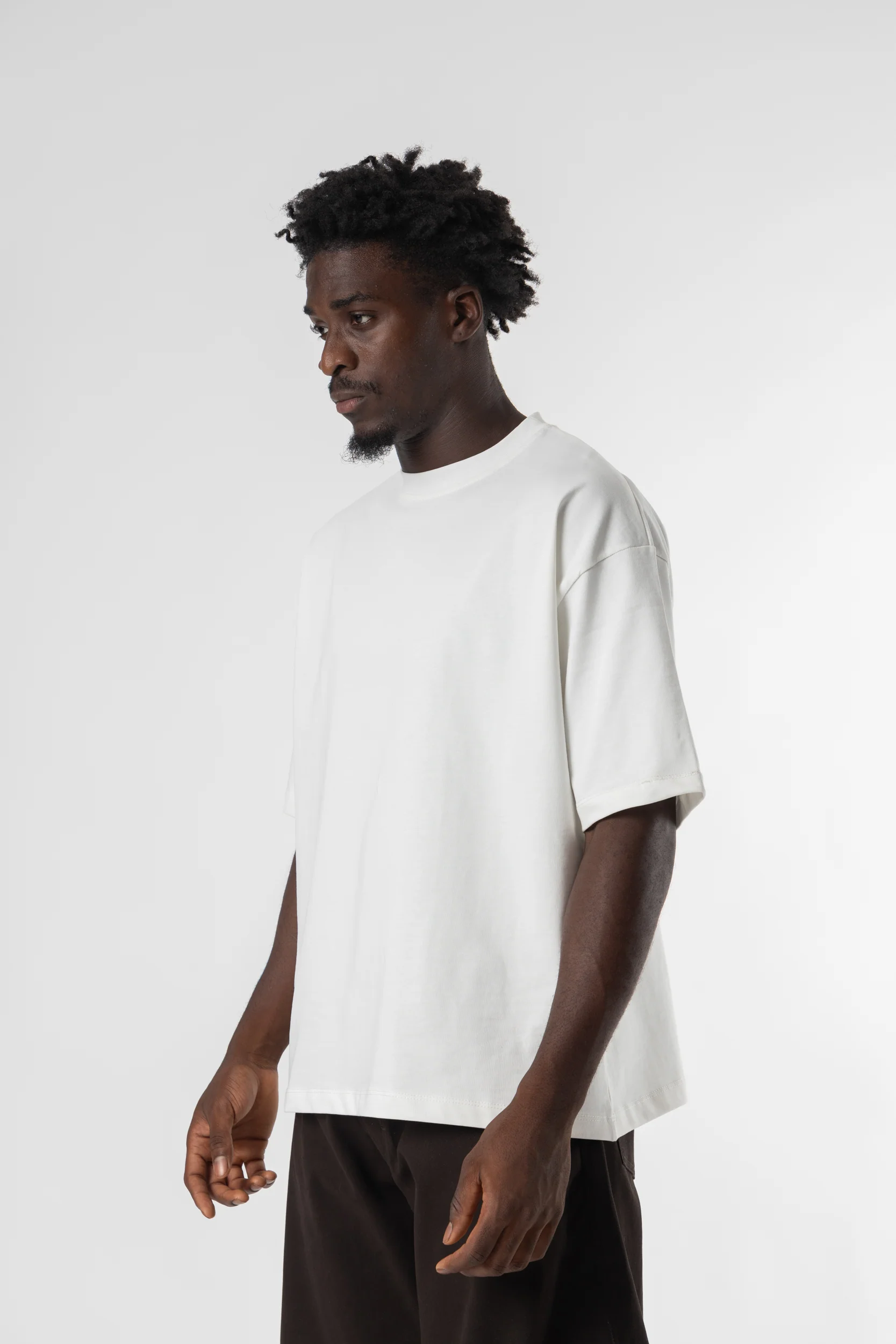 T-Shirt Over Blanks 280GSM Off White - Image 3