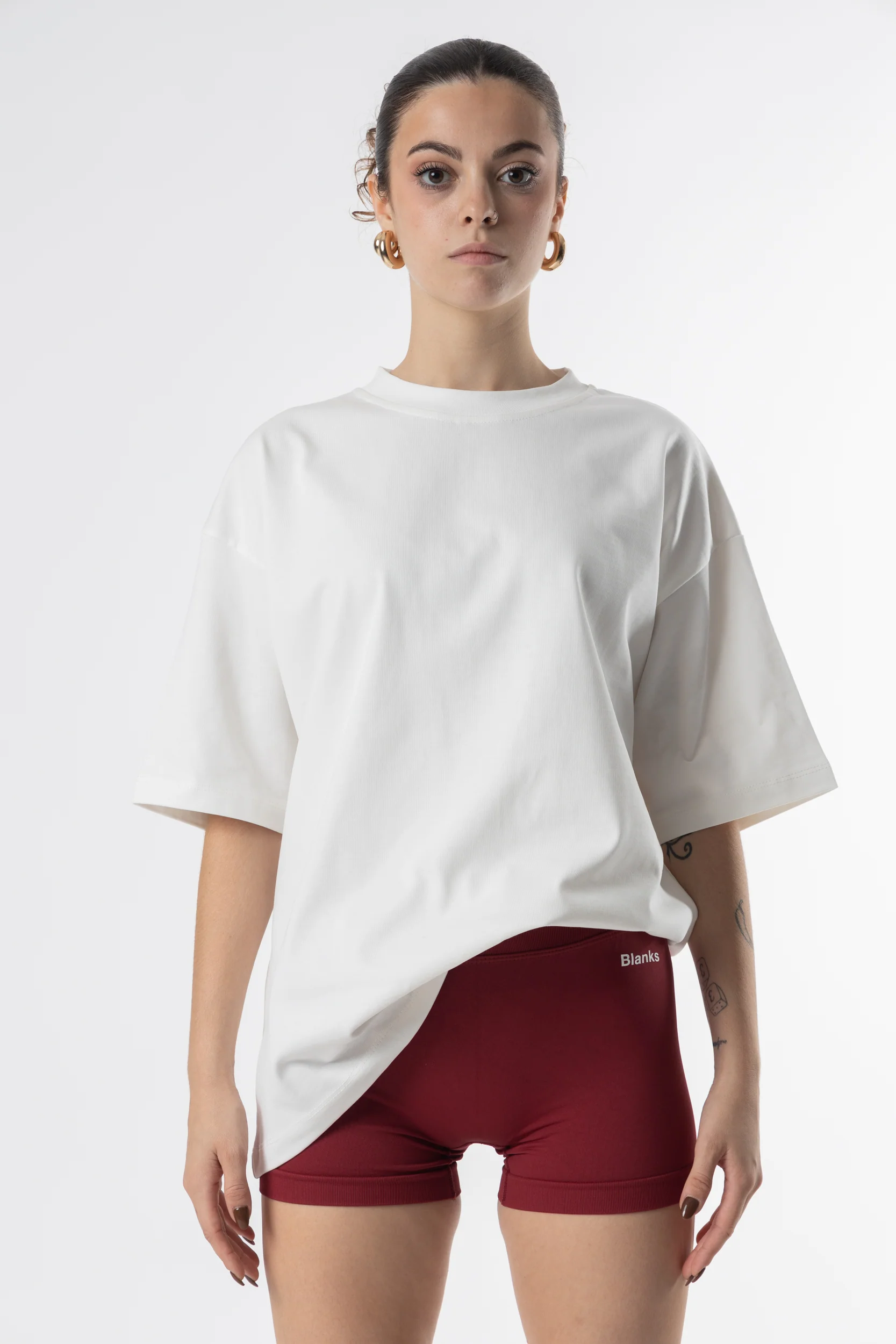 T-Shirt Over Blanks 280GSM Off White - Image 7