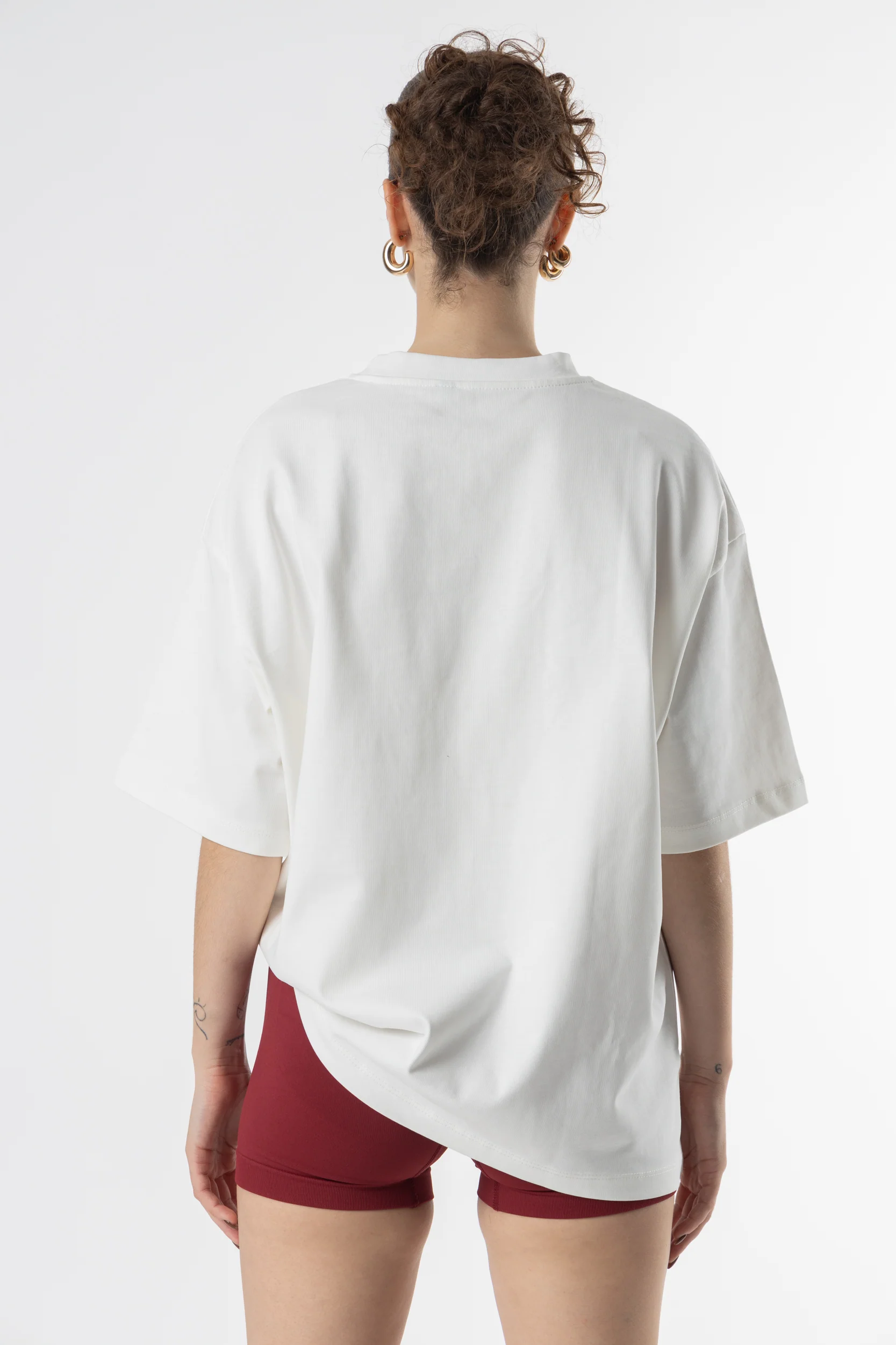 T-Shirt Over Blanks 280GSM Off White - Image 8