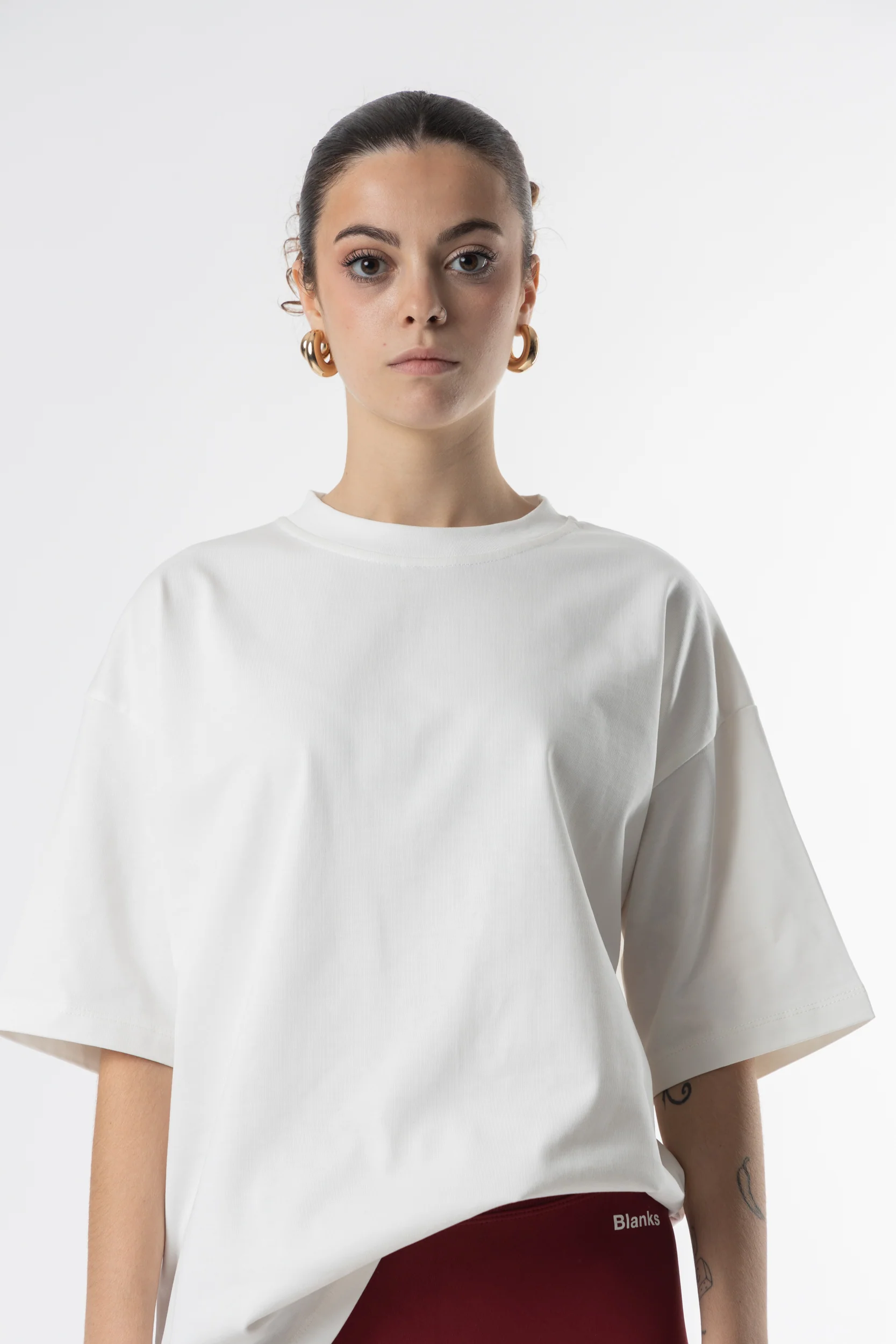 T-Shirt Over Blanks 280GSM Off White - Image 9