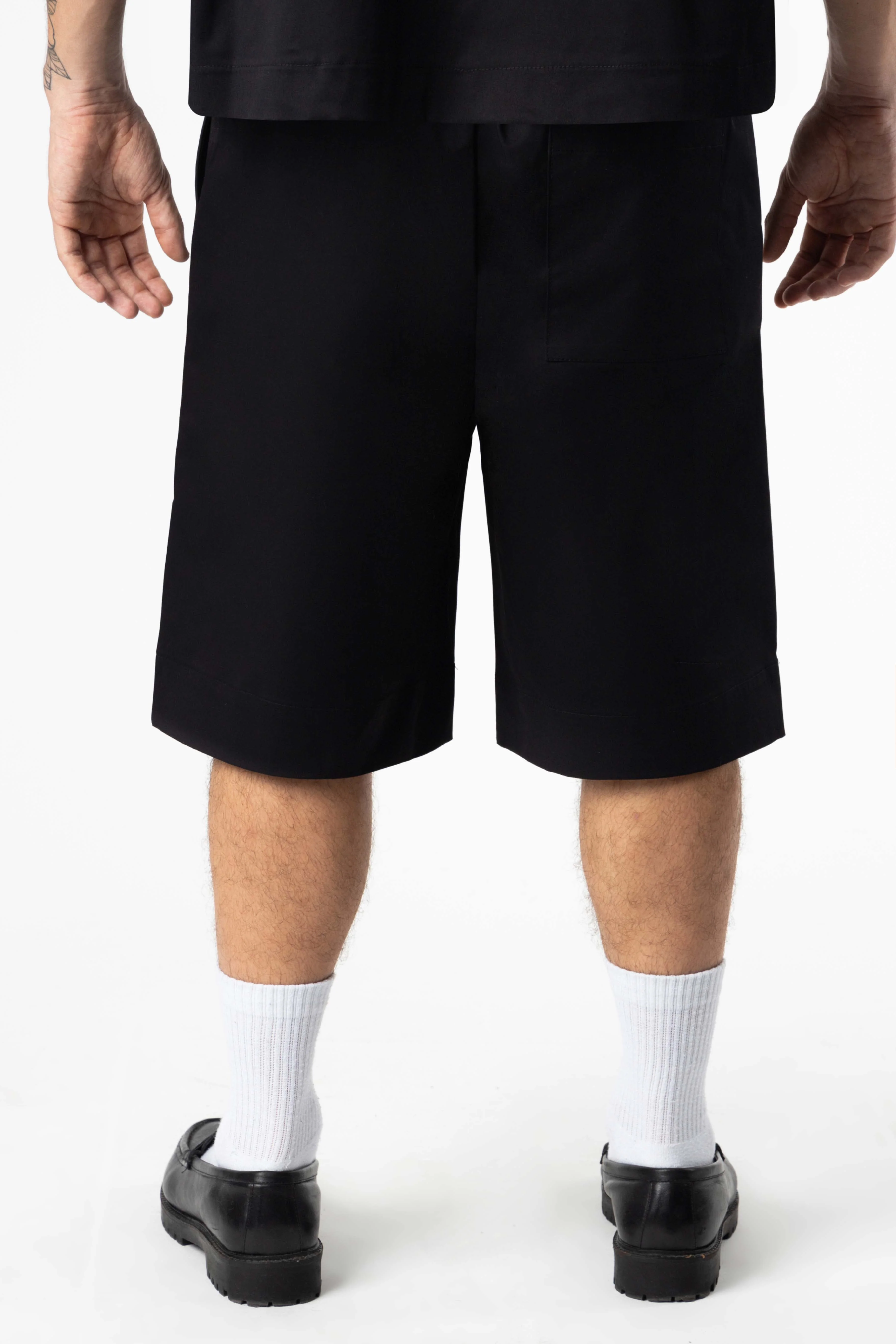 Plated Jorts Baggy fit 205Gsm Black - Image 5
