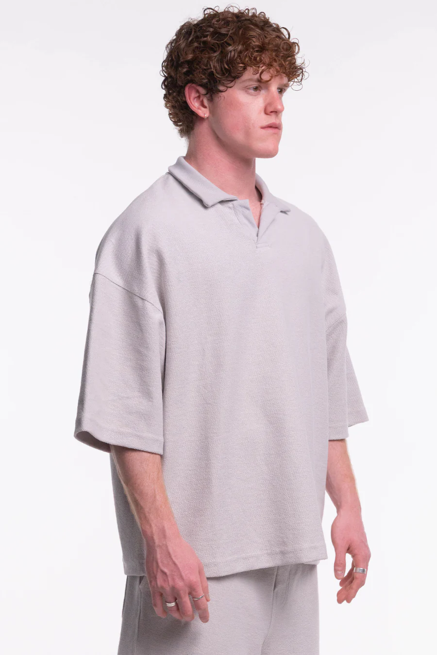 polo reversed sweatshirt grey - Image 3
