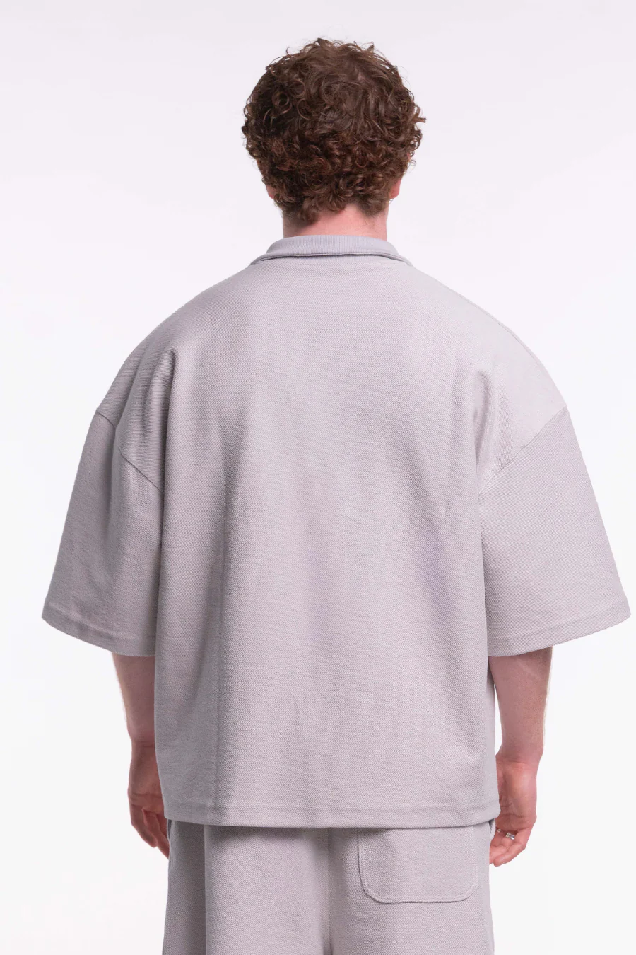 polo reversed sweatshirt grey - Image 4