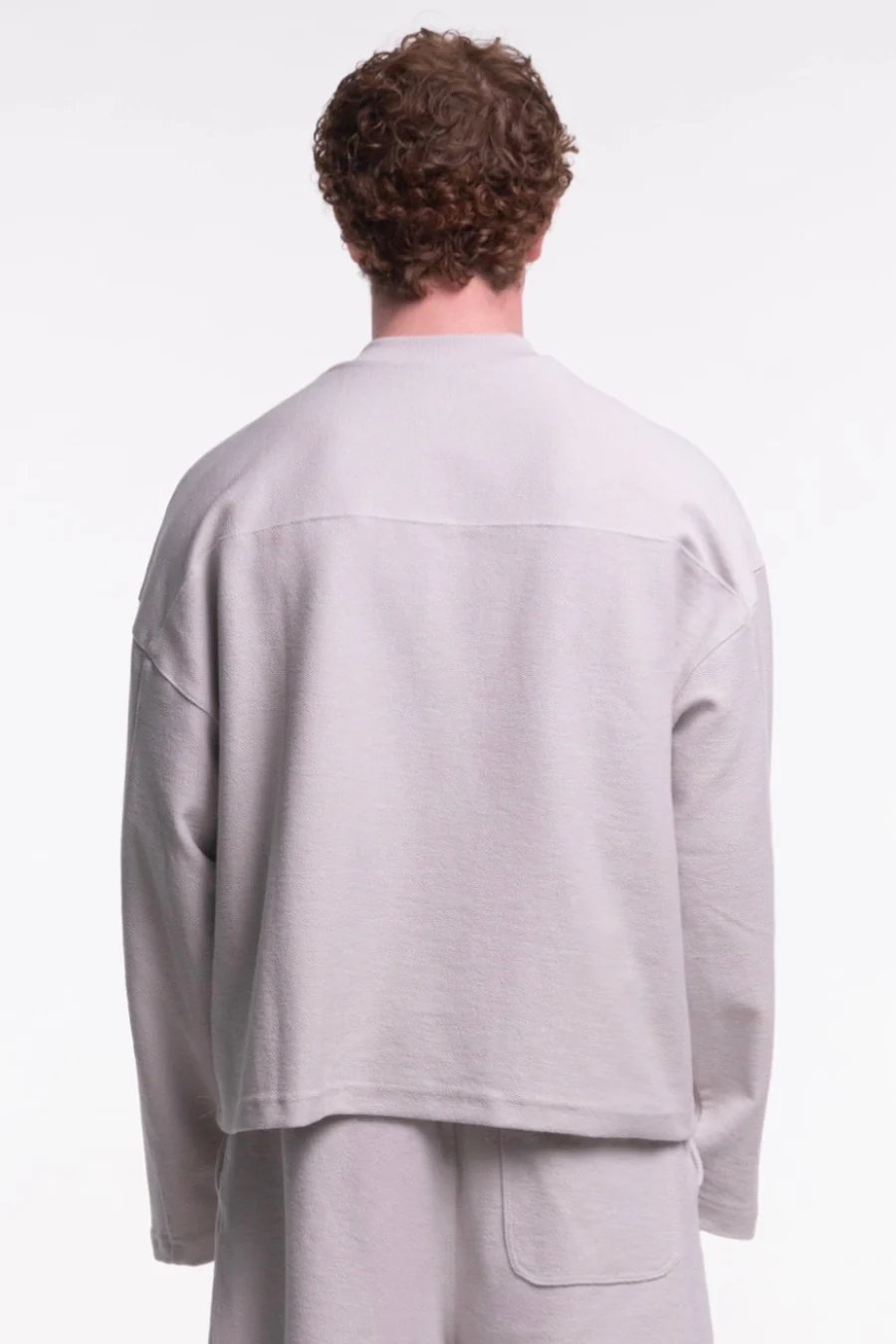 Longsleeve reversed sweatshirt grey - Image 4