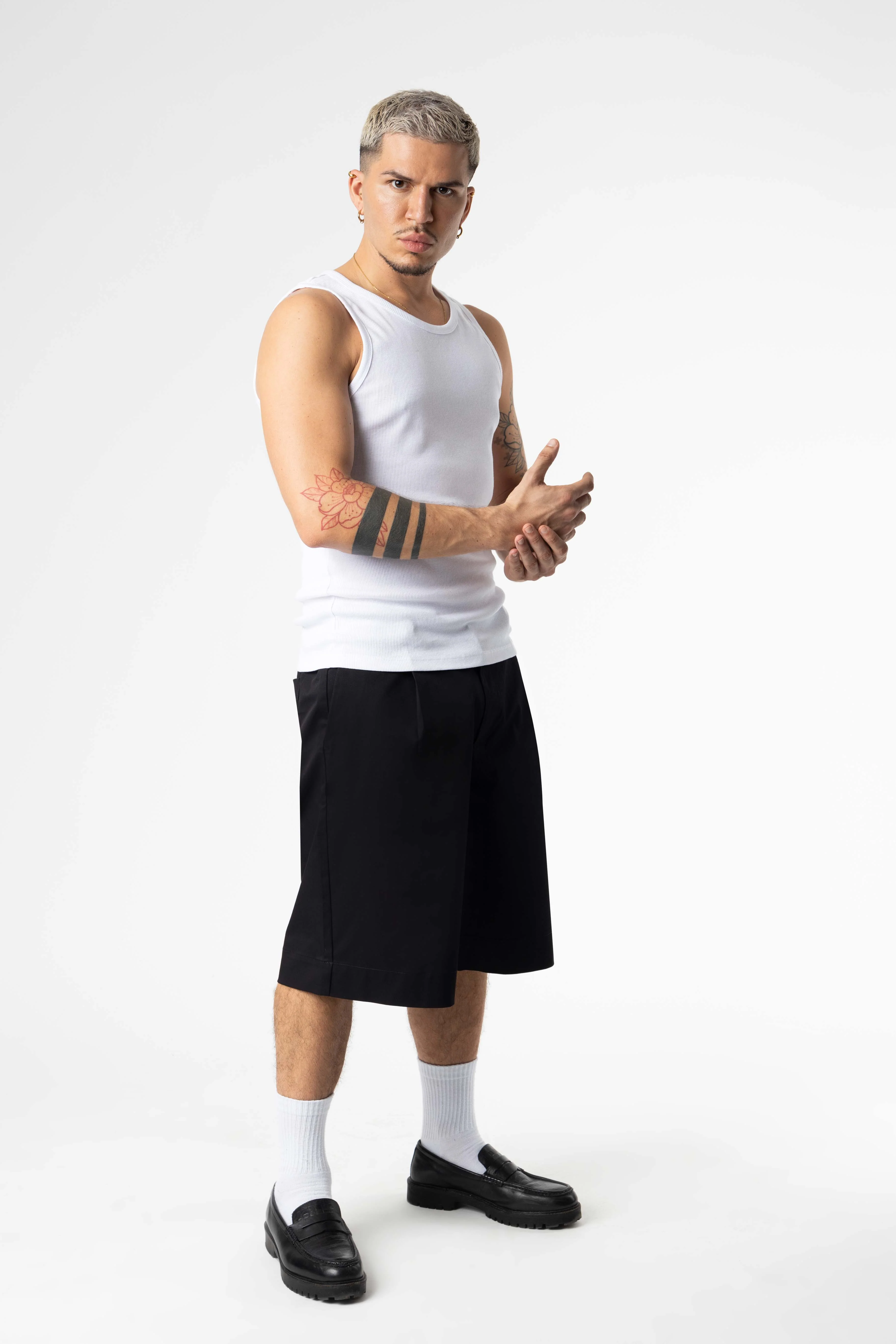 Ribbed Tanktop Blanks 190Gsm Black - Image 6