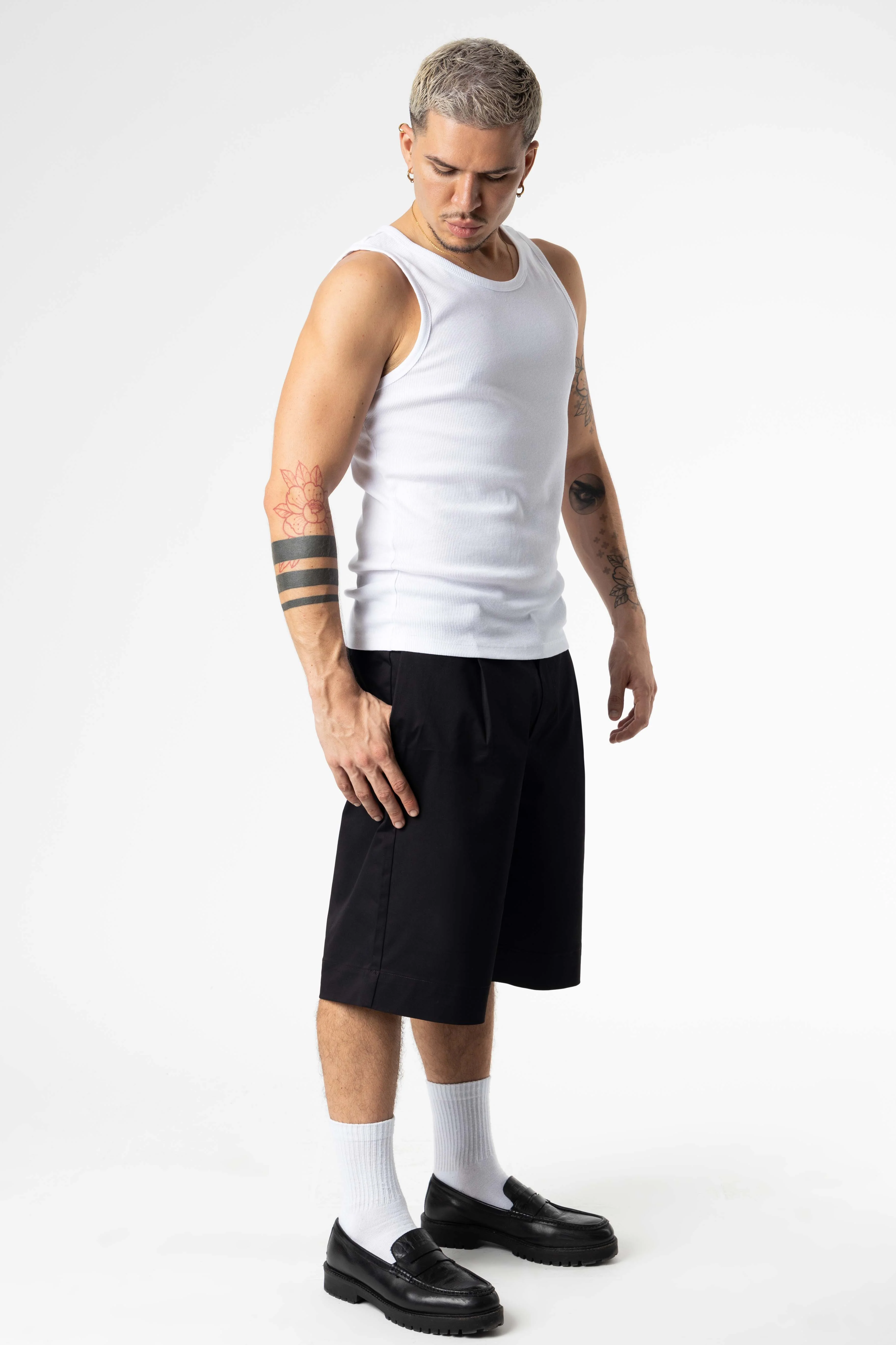 Ribbed Tanktop Blanks 190Gsm Black - Image 7