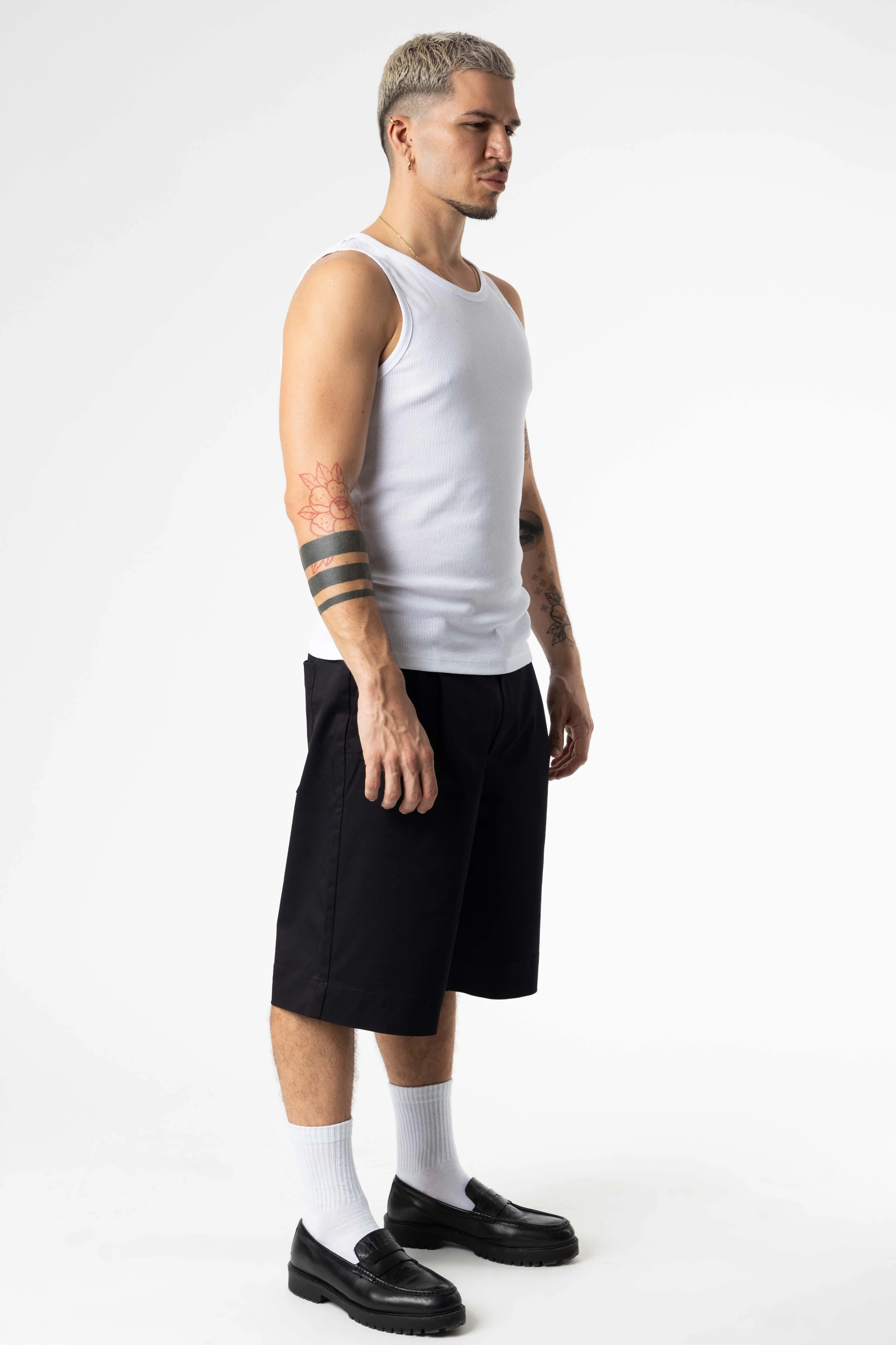 Ribbed Tanktop Blanks 190Gsm Black - Image 8