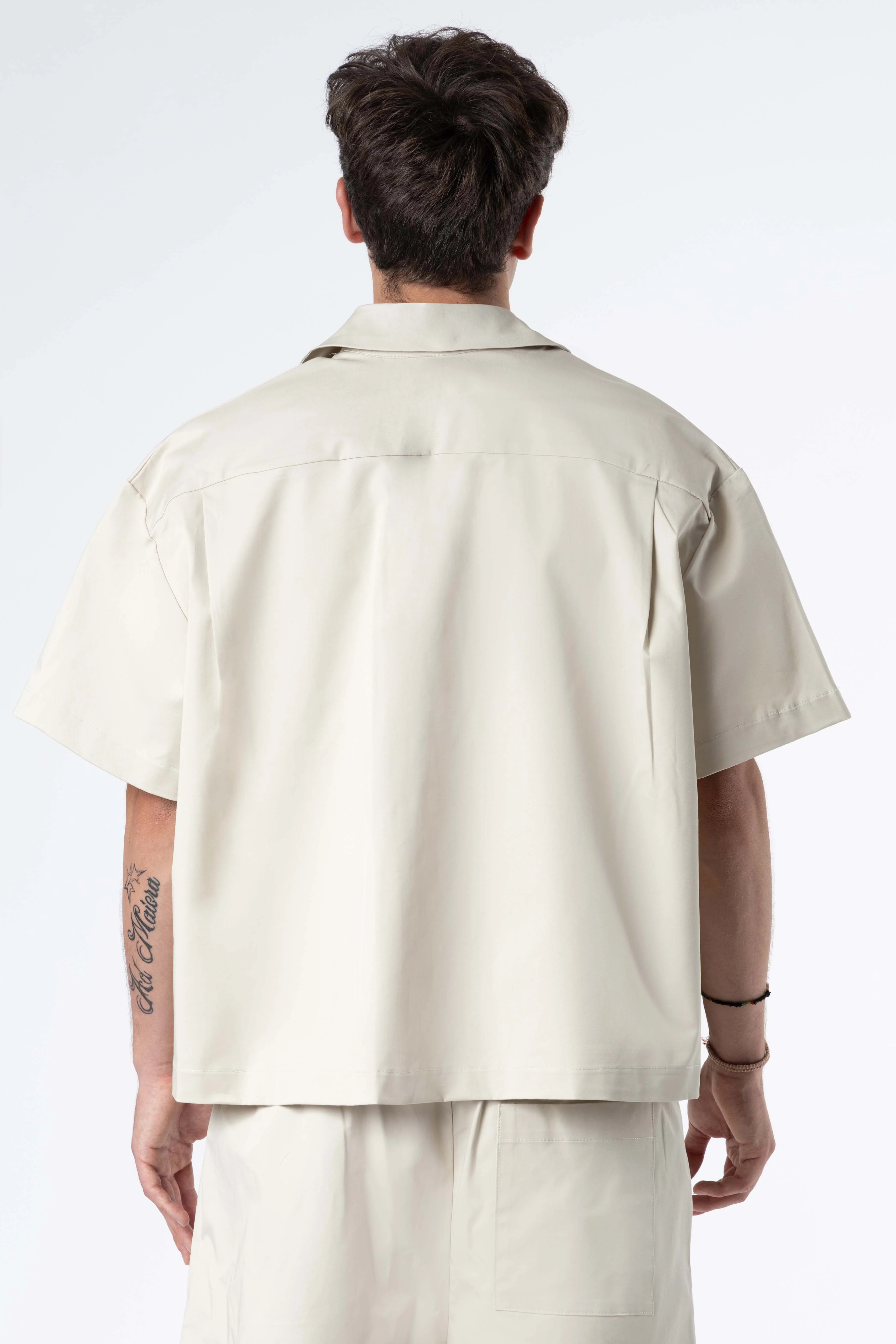 Shirt boxy fit Blanks 205Gsm Sand - Image 3