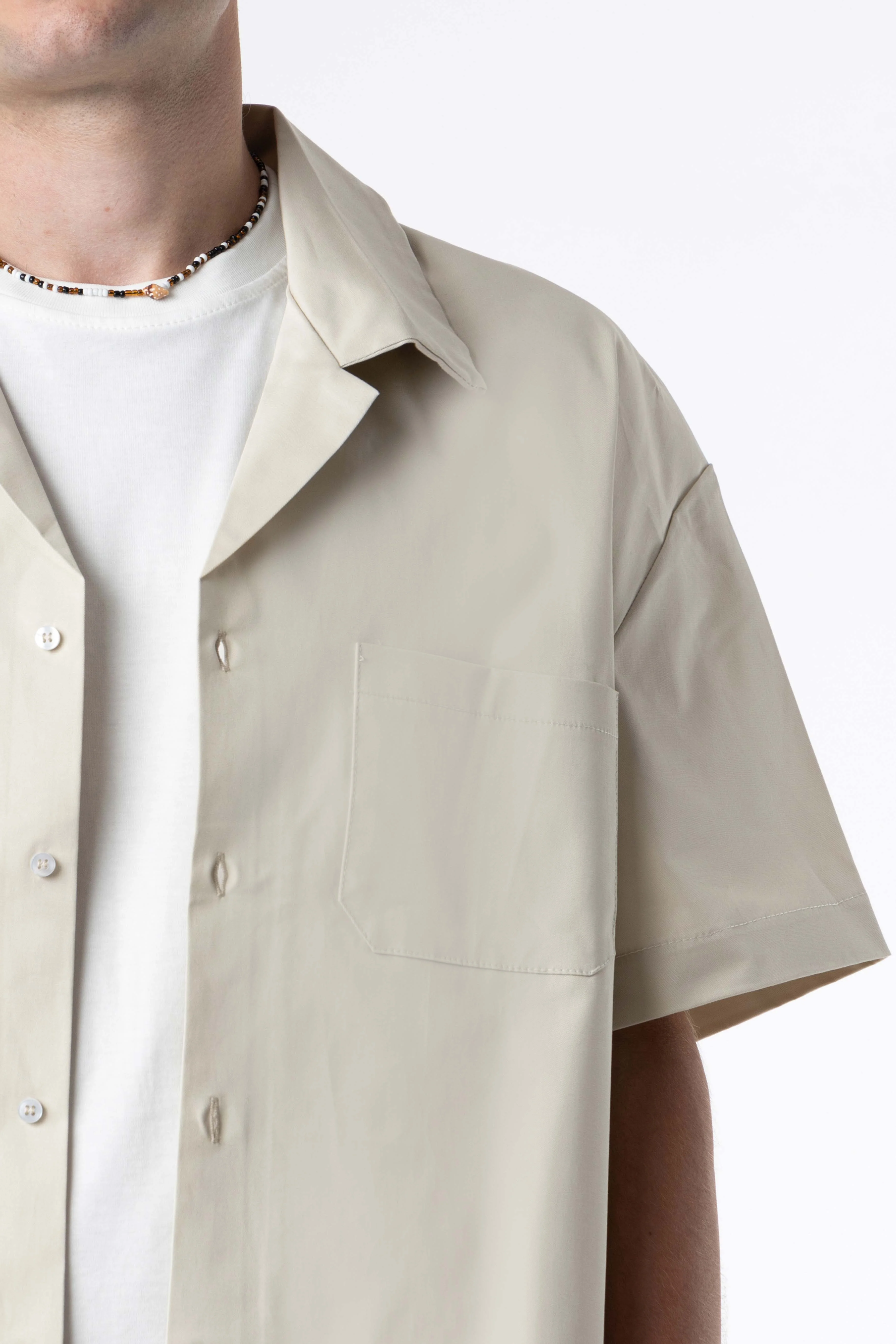 Shirt boxy fit Blanks 205Gsm Sand - Image 4