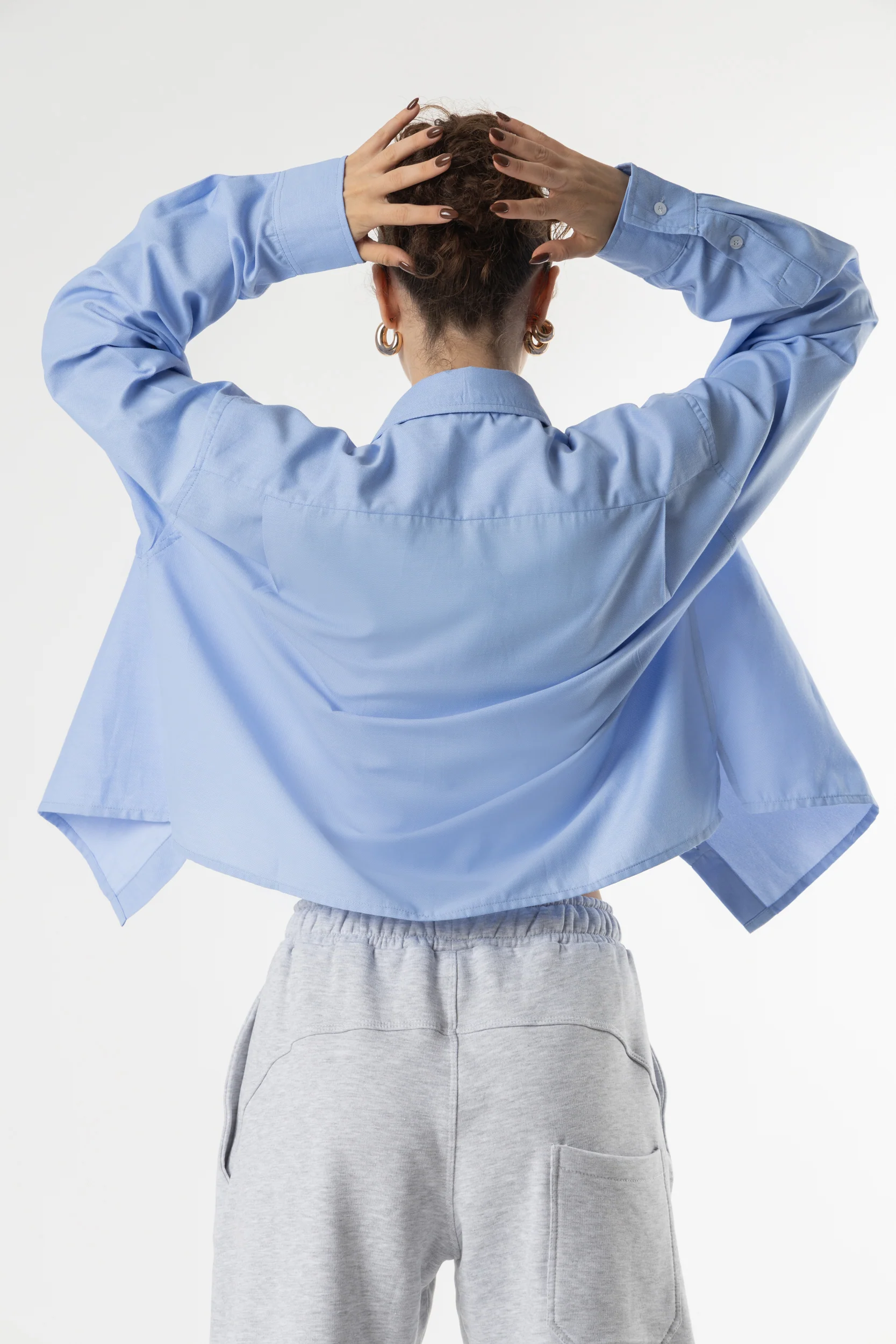 Shirt oxford Cropped Sky - Image 10
