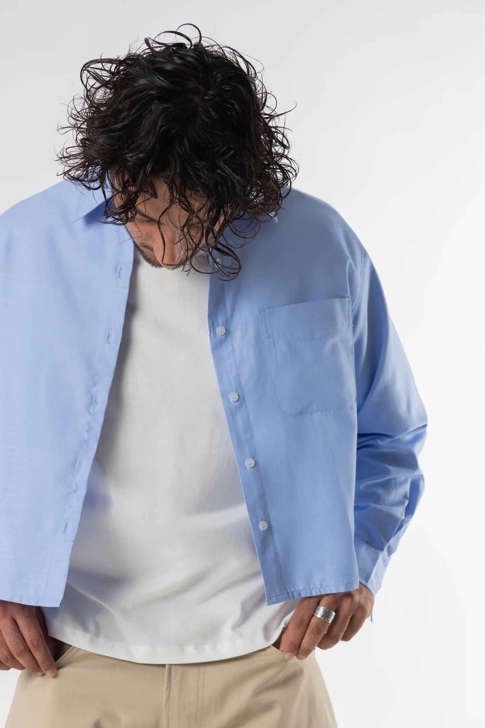 Shirt oxford Cropped Sky - Image 15