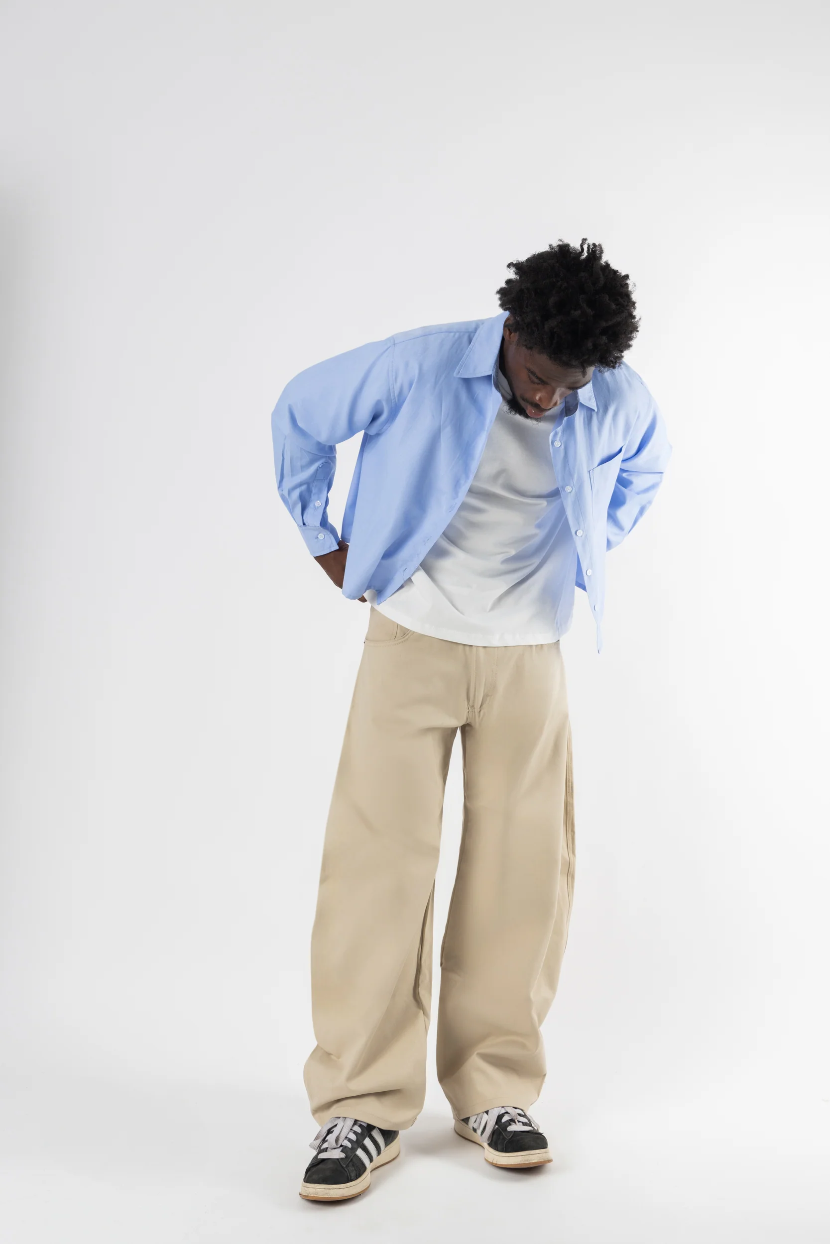 Shirt oxford Cropped Sky - Image 3