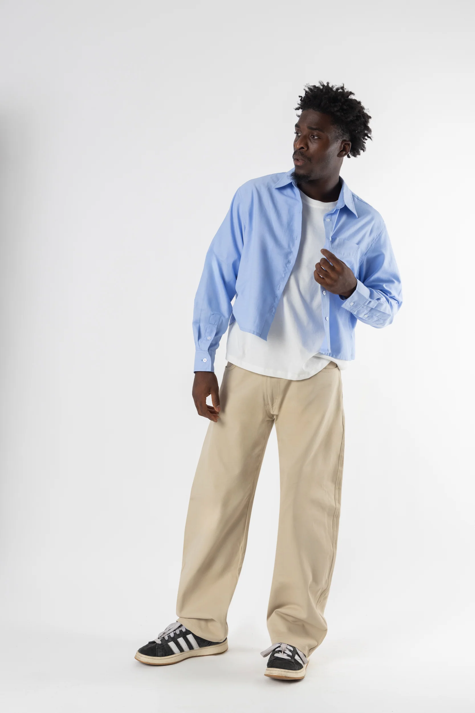Shirt oxford Cropped Sky - Image 6