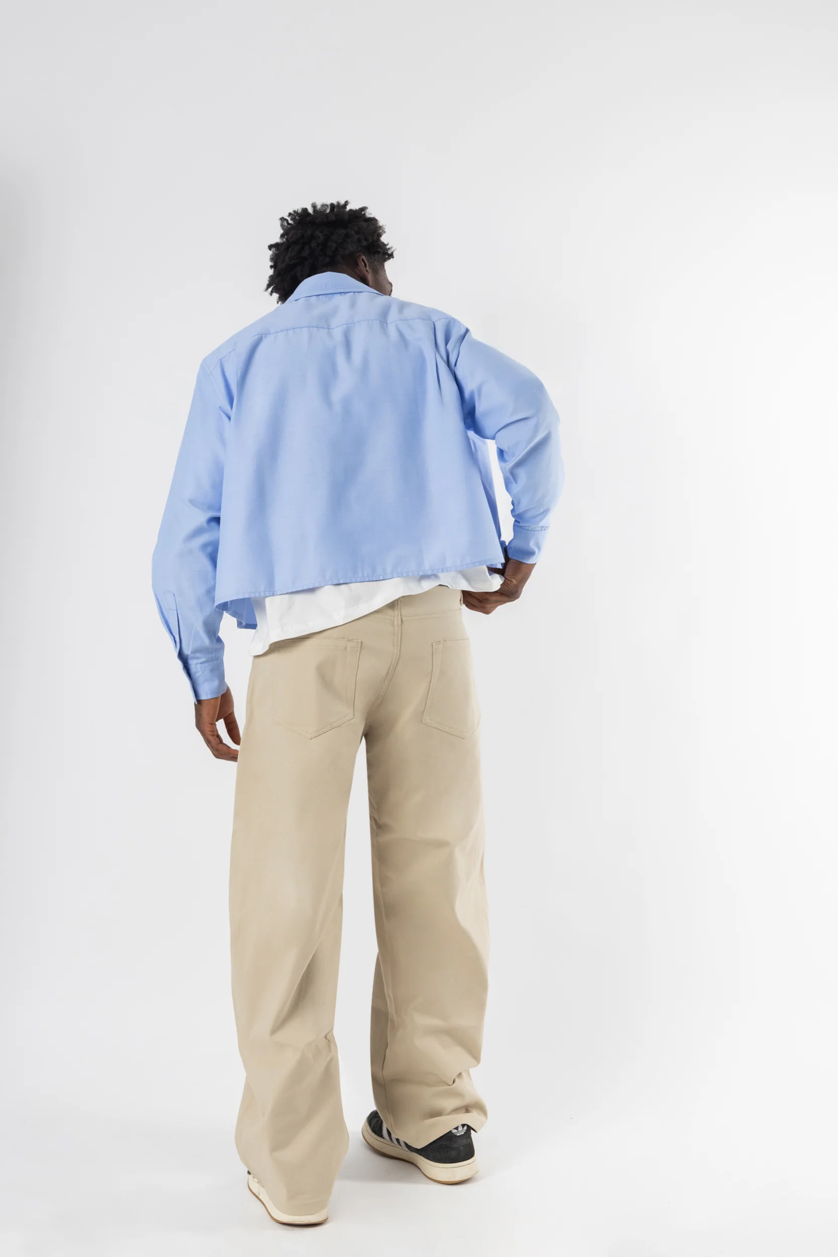 Shirt oxford Cropped Sky - Image 7