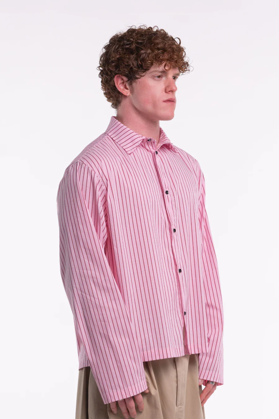 Striped Relaxed Shirt - Image 3