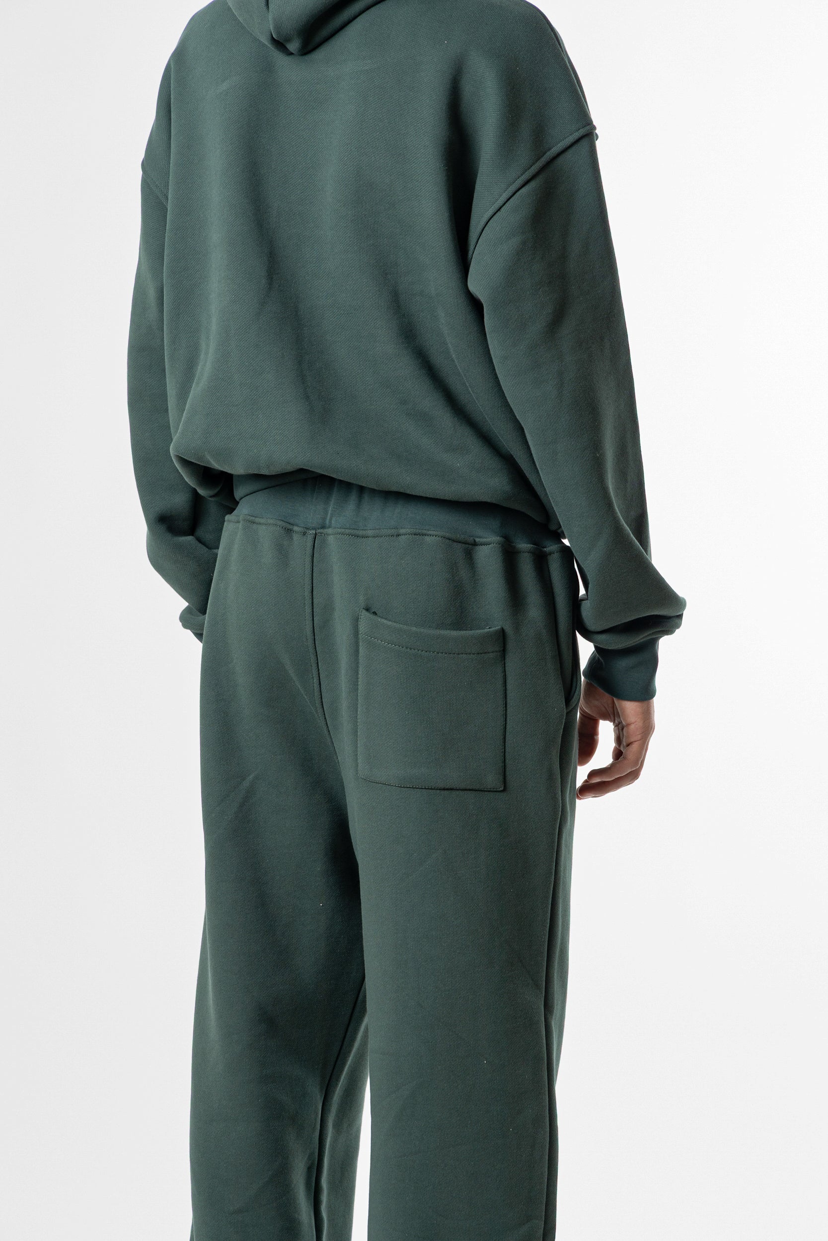 Sweatpants Baggy Fit Blanks 500GSM Forest Green - Image 5