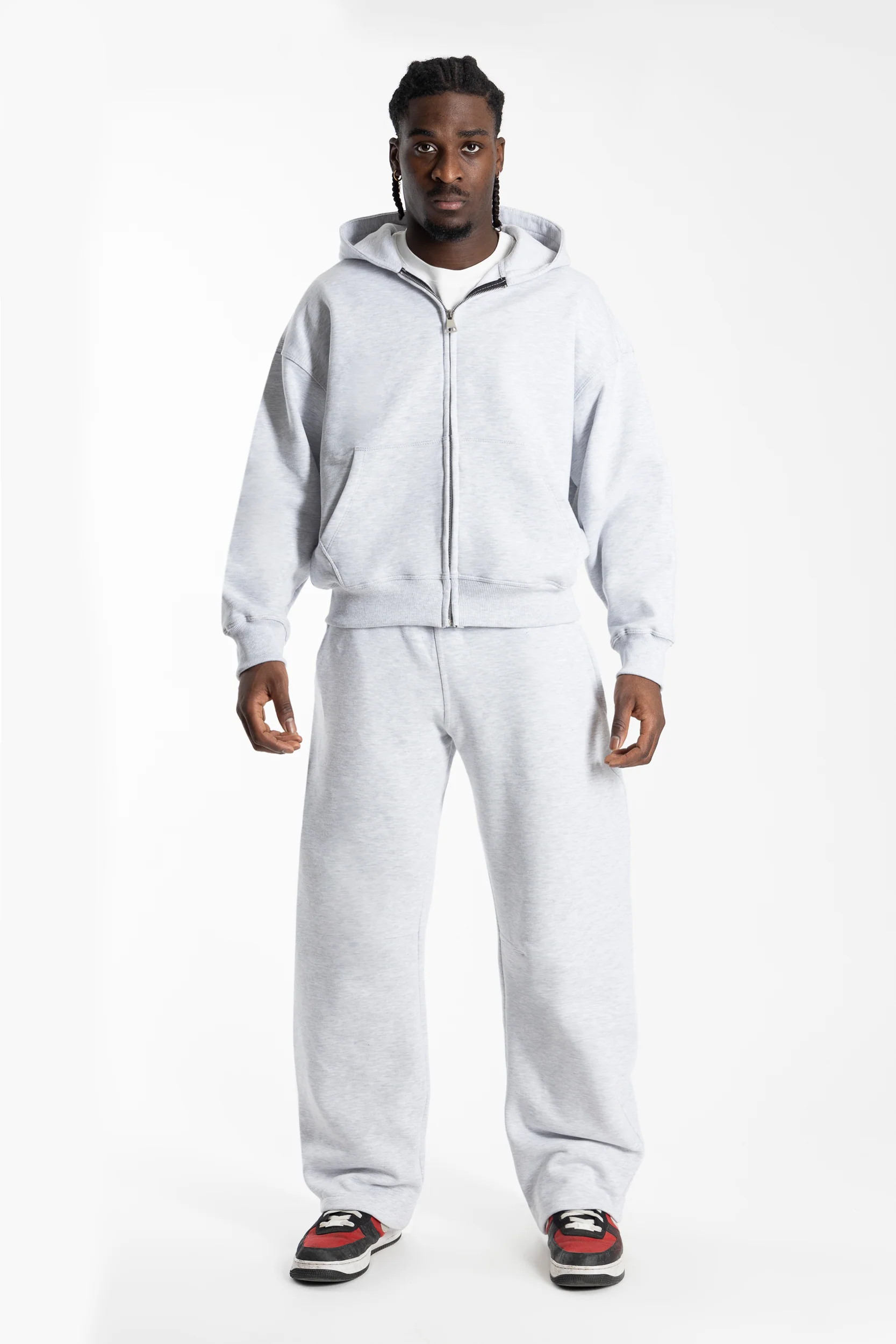 Sweatpants Wide Fit Blanks 330GSM Forest Green - Image 10