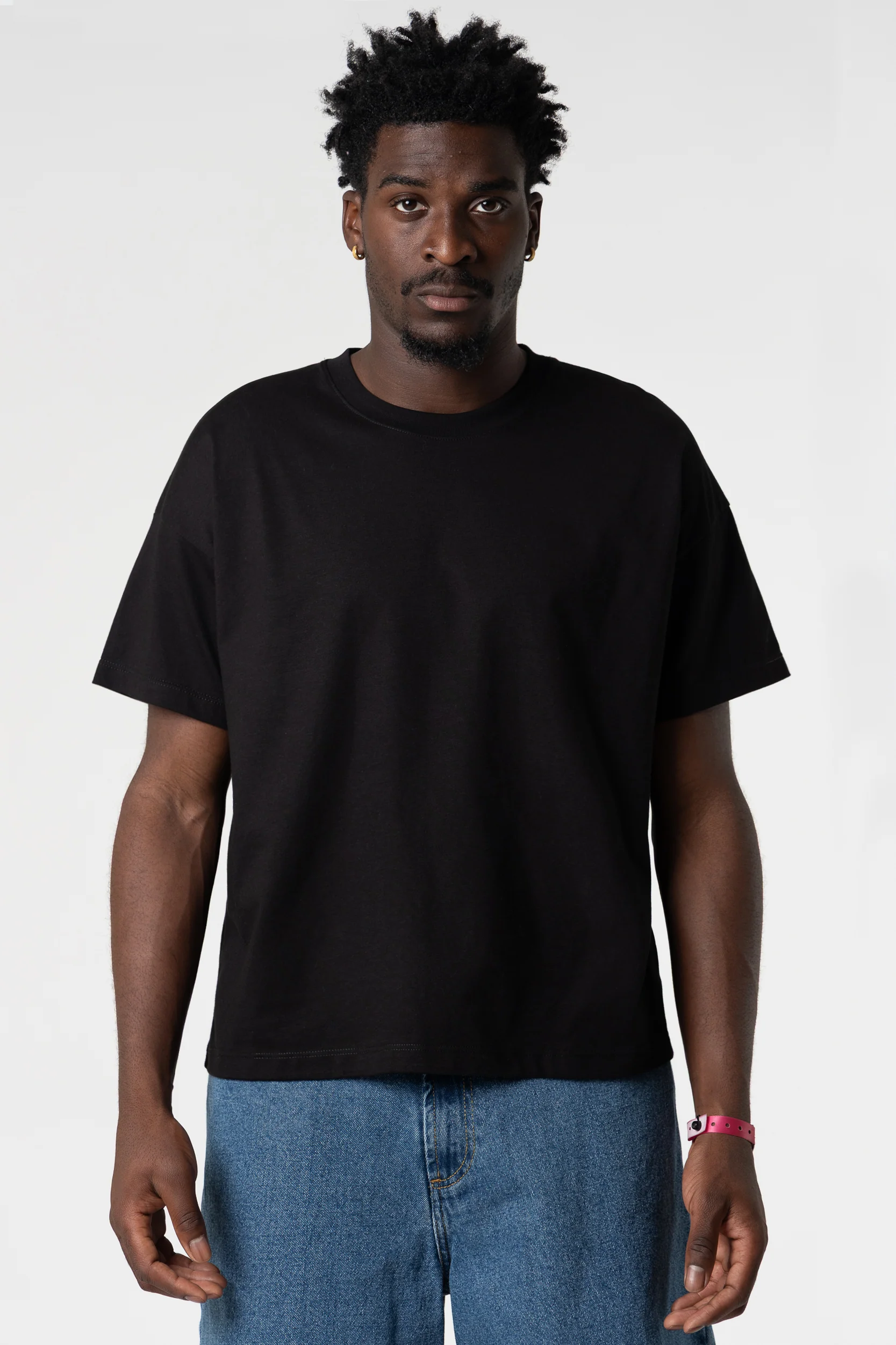 T-Shirt Blanks Boxy Fit 190GSM Off White - Image 6