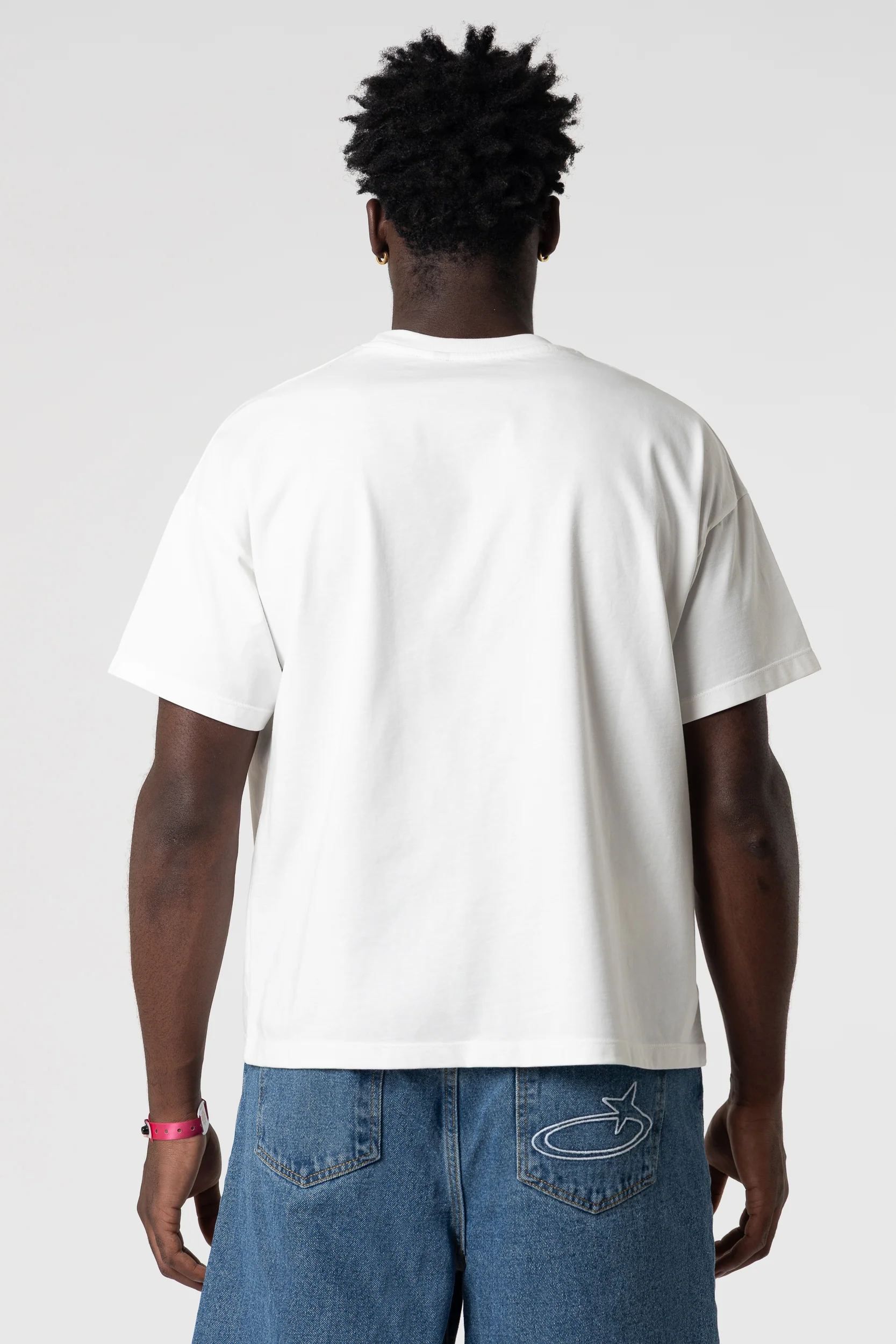 T-Shirt Blanks Boxy Fit 190GSM Off White - Image 4