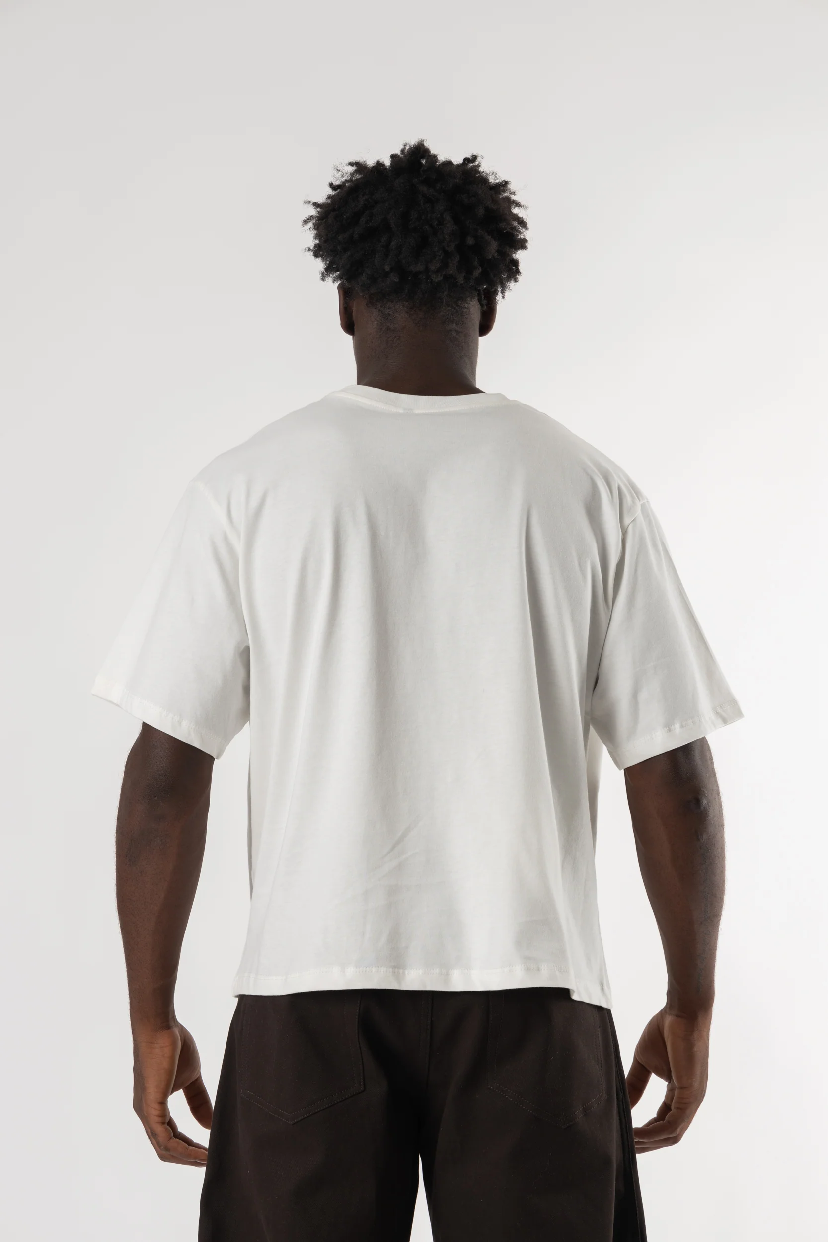 T-Shirt Cropped Blanks 220GSM Off White - Image 6