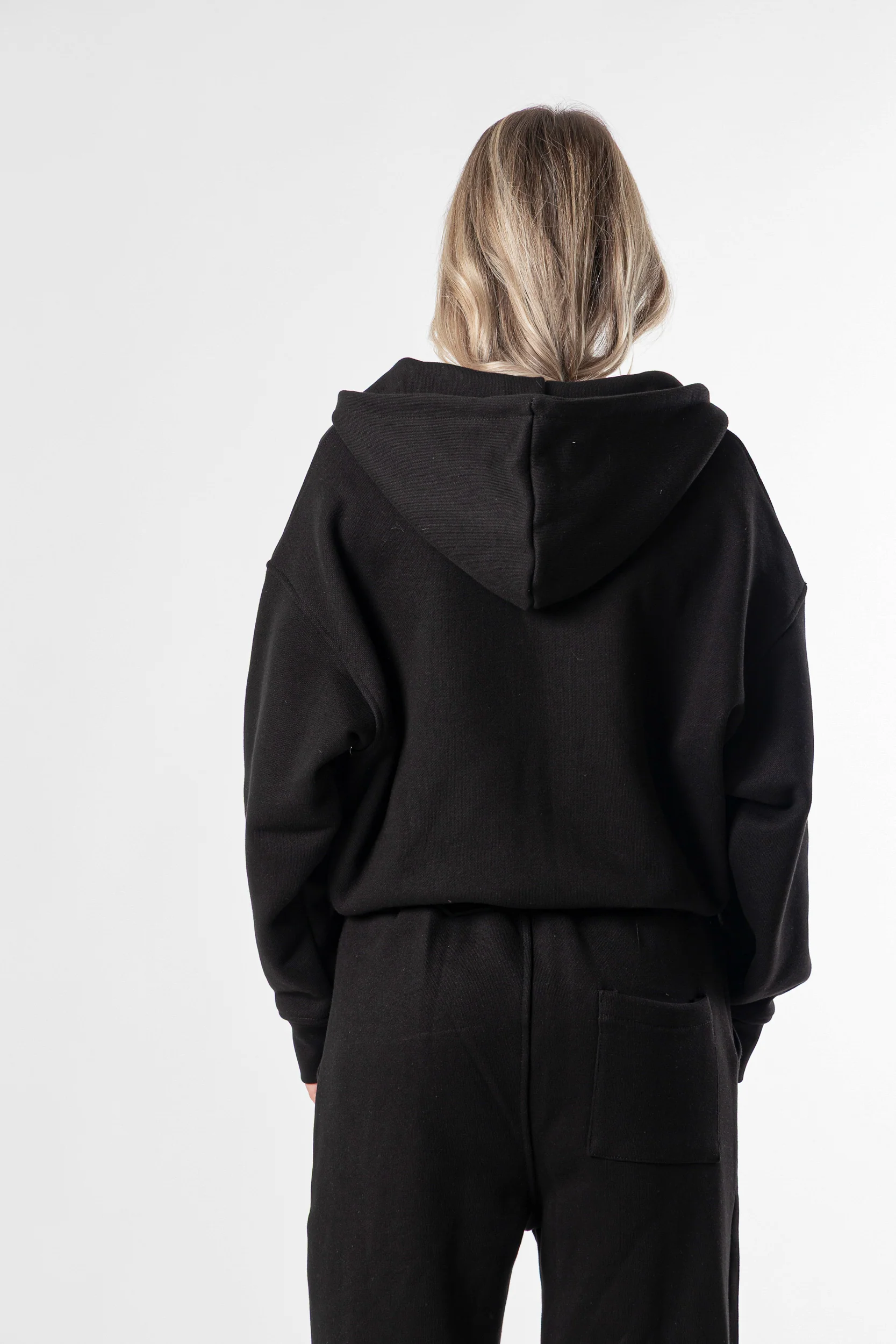 Zip Hoodie Heavy Blanks 500GSM Dark chocolate - Image 5