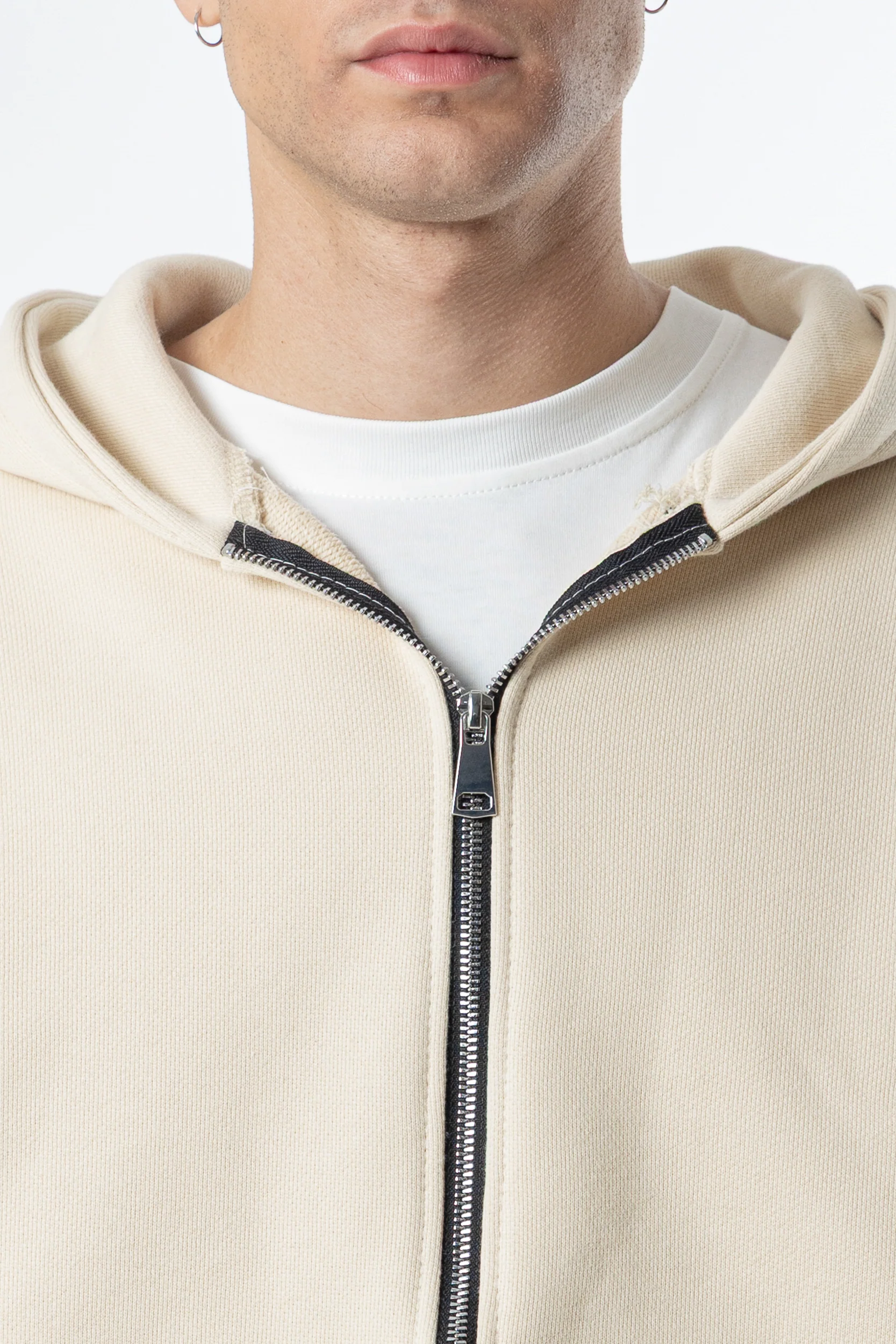 Zip Hoodie Heavy Blanks 500GSM Forest Green - Image 11