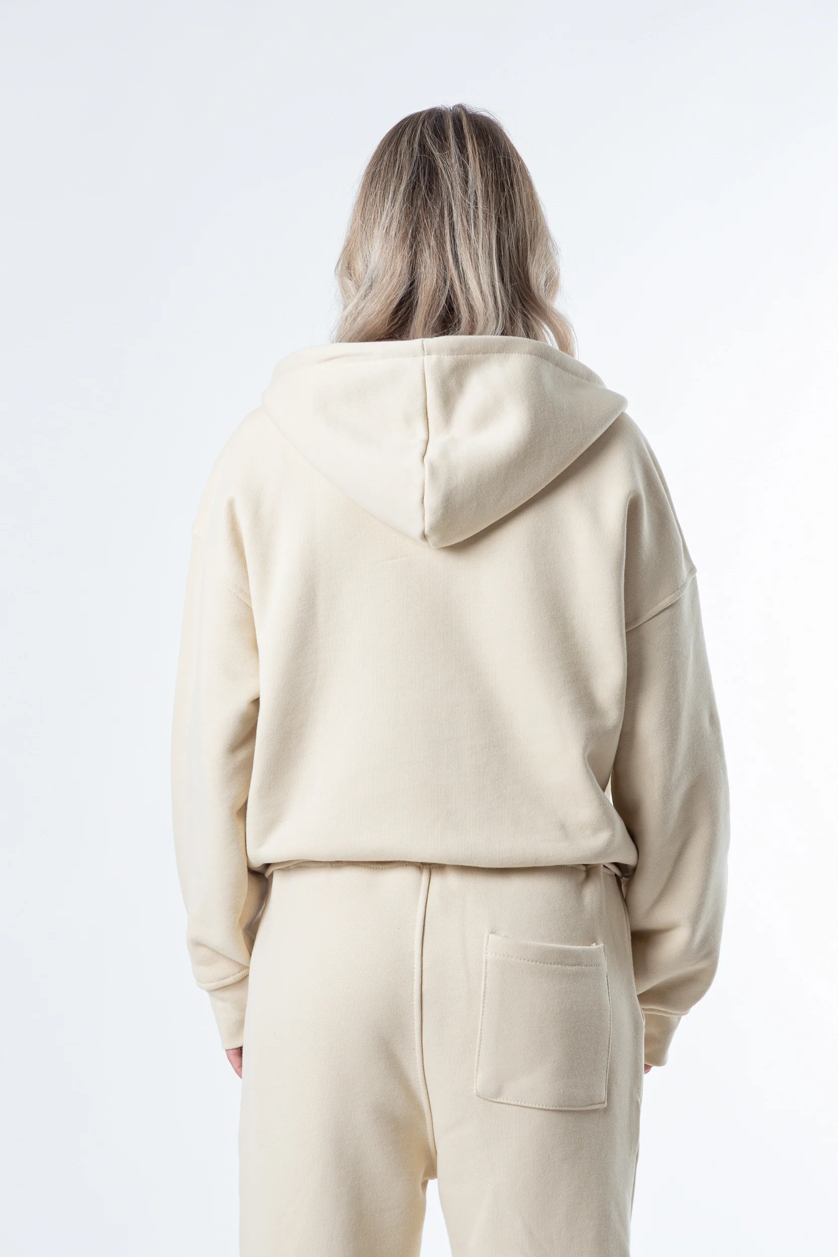 Zip Hoodie Heavy Blanks 500GSM Forest Green - Image 8