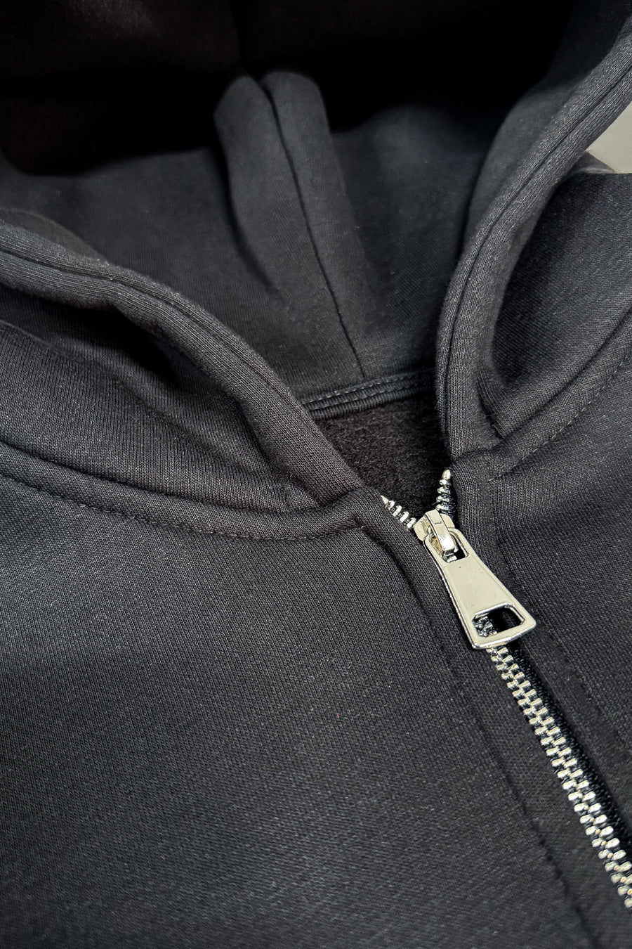 Zip Hoodie Premium Blanks 330GSM Night Blue - Image 8